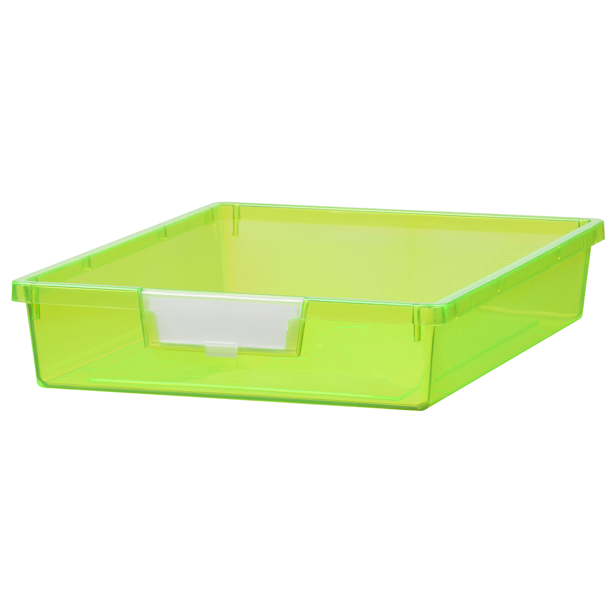 Certwood StorWerks, Slim Line 3Inch Tray in Neon Green - 1 Pack, Included (qty.) 1, Material Plastic, Height 12 in, Model CE1950FG1