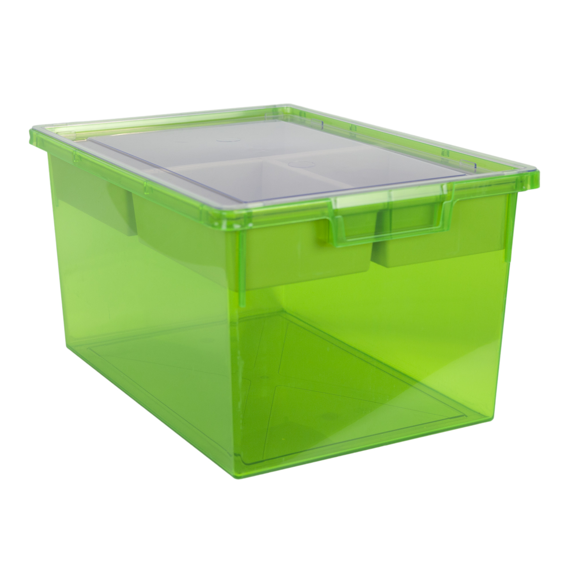 Certwood StorWerks, Slim Line 9Inch Tray Kit (3 x Divisions) Neon Green, Included (qty.) 1, Material Plastic, Height 6 in, Model CE1953FG-NK0004-1