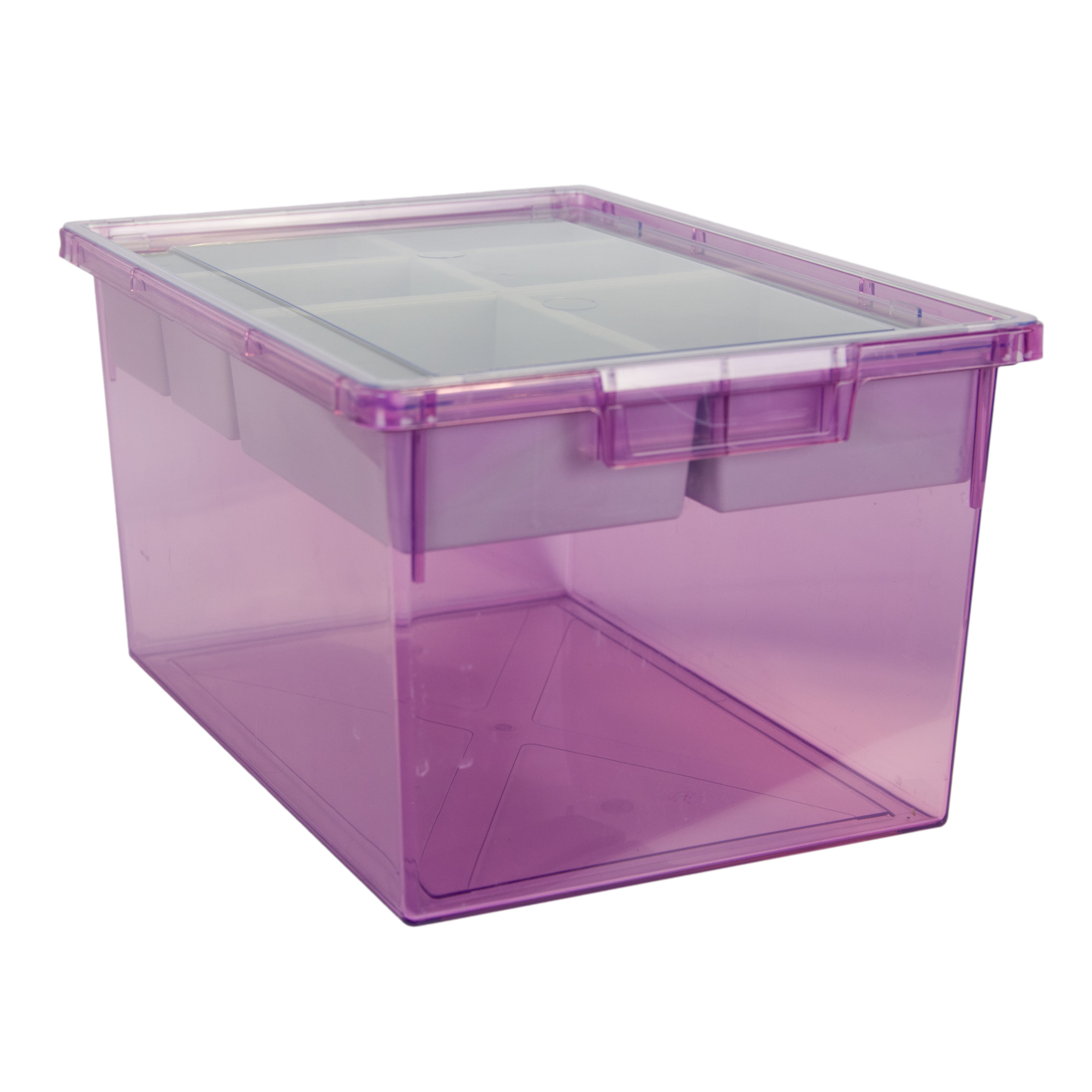 Certwood StorWerks, SlimLine 9Inch Tray Kit(6 x Dividers)Purple Tint-3PK, Included (qty.) 3, Material Plastic, Height 9 in, Model CE1953TP-NK0300-3