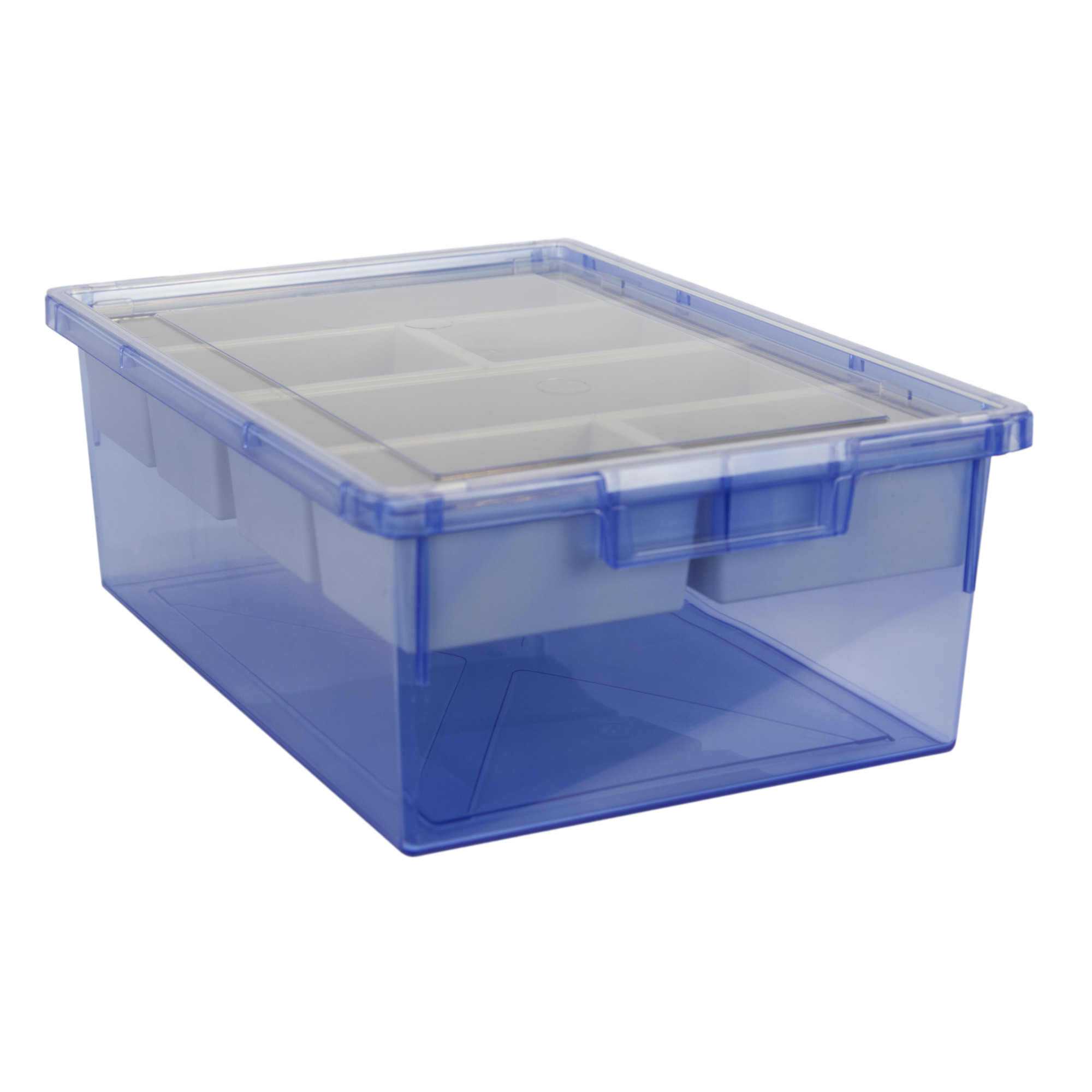 Certwood StorWerks, Slim Line 6Inch Tray Kit(3 x Dividers) Blue Tint-3PK, Included (qty.) 3, Material Plastic, Height 6 in, Model CE1952TB-NK0202-3