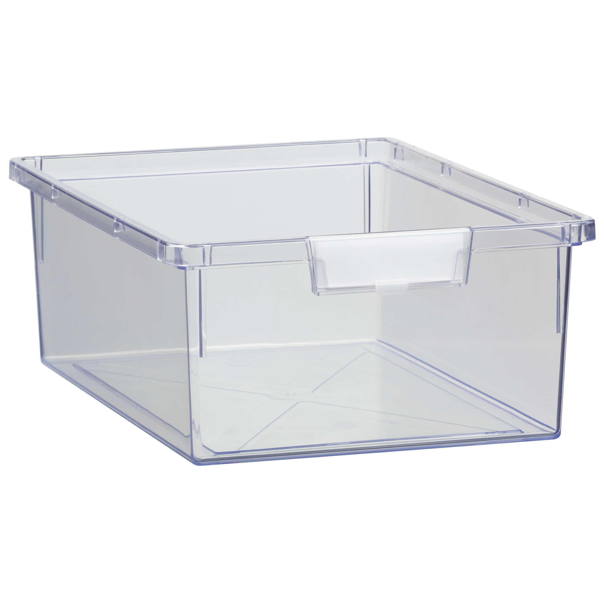 Certwood StorWerks, Slim Line 6Inch Tray in Clear - 3 Pack, Included (qty.) 3, Material Plastic, Height 3 in, Model CE1952CL3