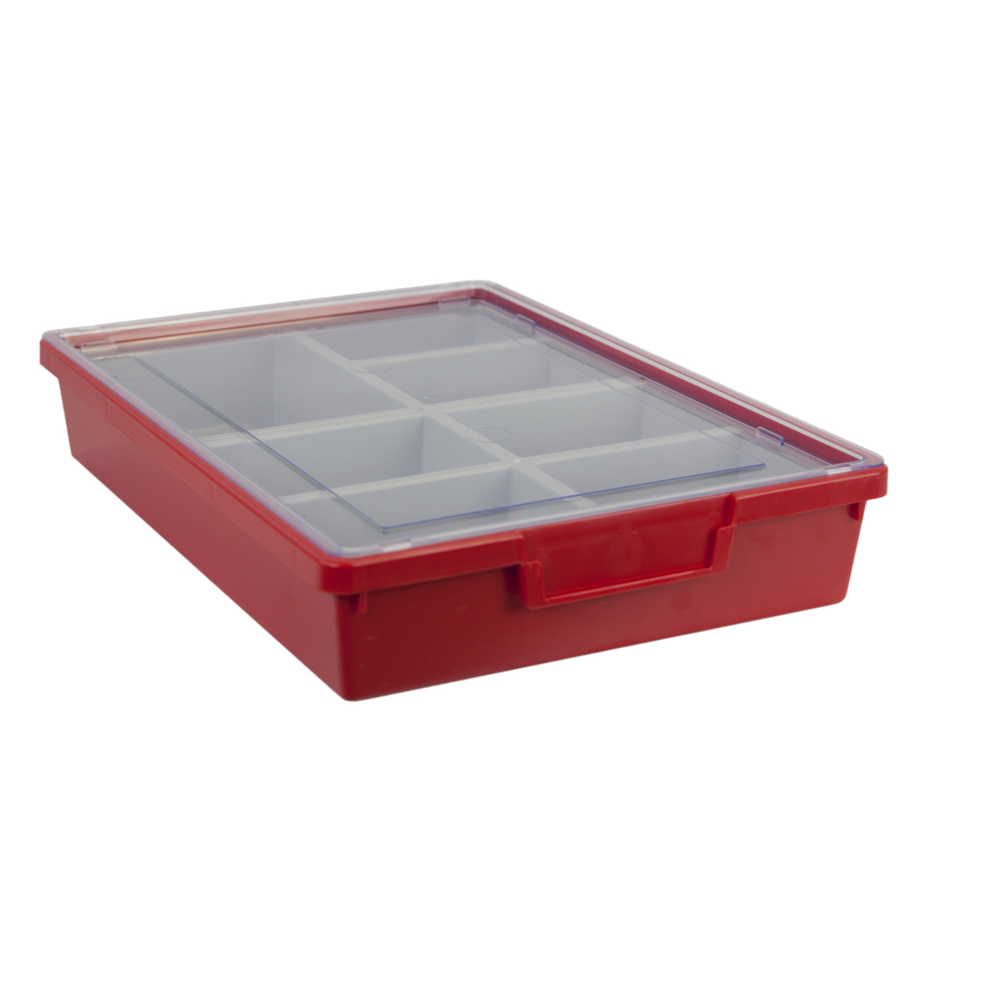 Certwood StorWerks, Slim Line 3Inch Tray Kit (7 x Dividers) Red-3PK, Included (qty.) 3, Material Plastic, Height 3 in, Model CE1950PR-NK0301-3