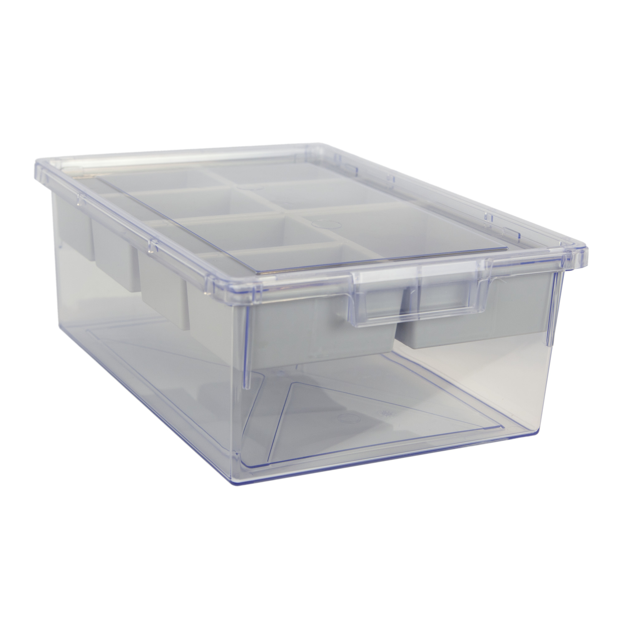 Certwood StorWerks, SlimLine 6Inch Tray Kit (7 x Dividers) Clear-3PK, Included (qty.) 3, Material Plastic, Height 3 in, Model CE1952CL-NK0301-3