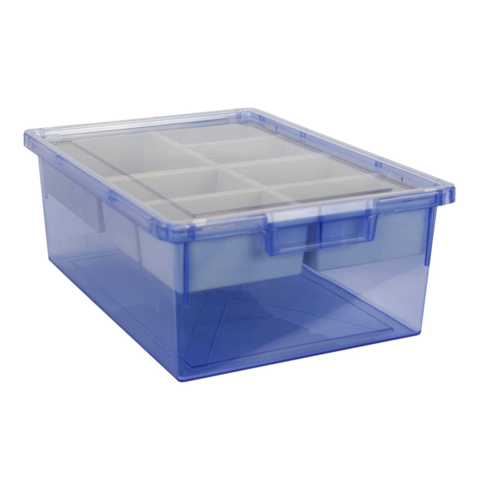 Certwood StorWerks, Slim Line 6Inch Tray Kit(7 x Dividers) Blue Tint-3PK, Included (qty.) 3, Material Plastic, Height 6 in, Model CE1952TB-NK0301-3