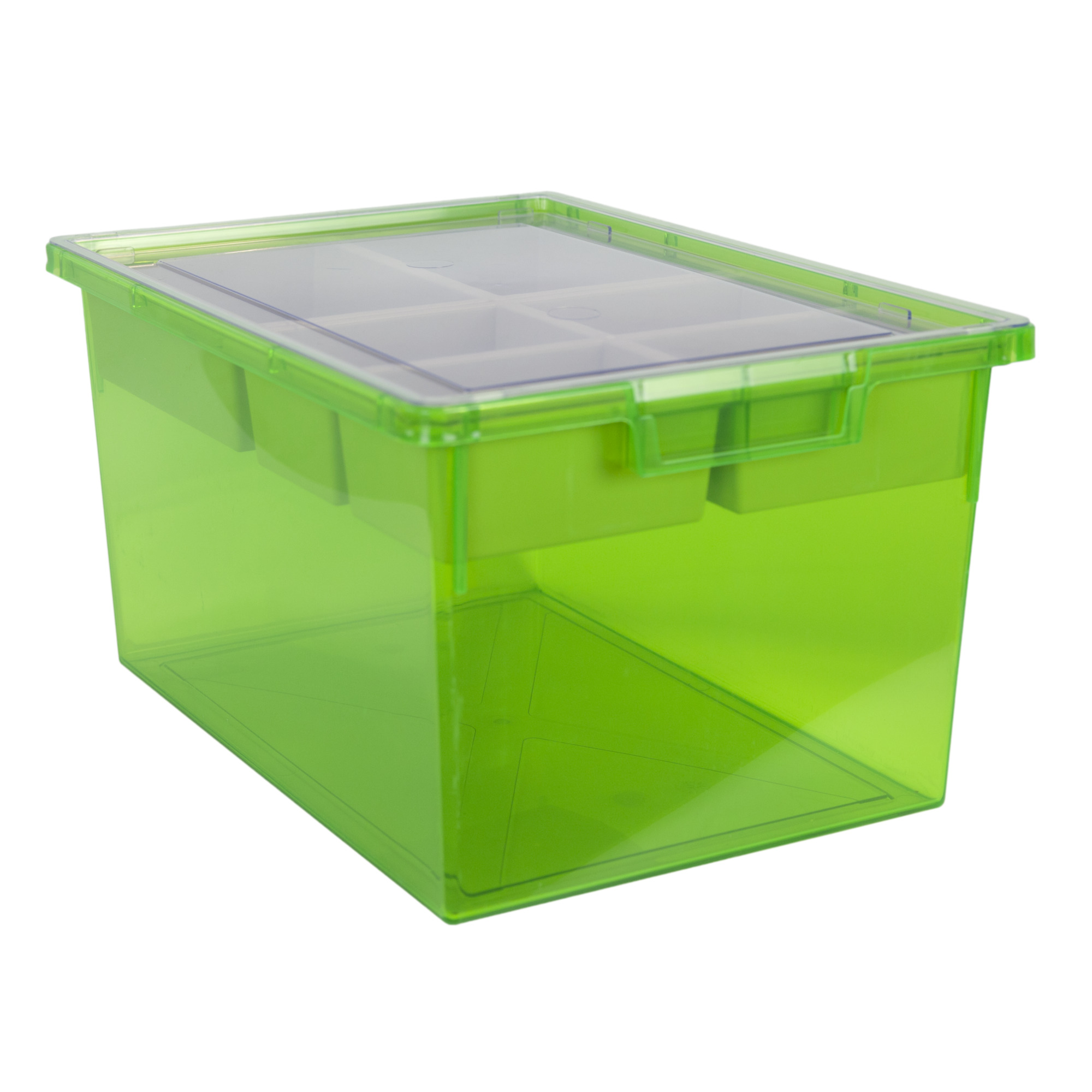 Certwood StorWerks, Slim Line 9Inch Tray Kit (6 x Divisions) Neon Green, Included (qty.) 1, Material Plastic, Height 6 in, Model CE1953FG-NK0300-1