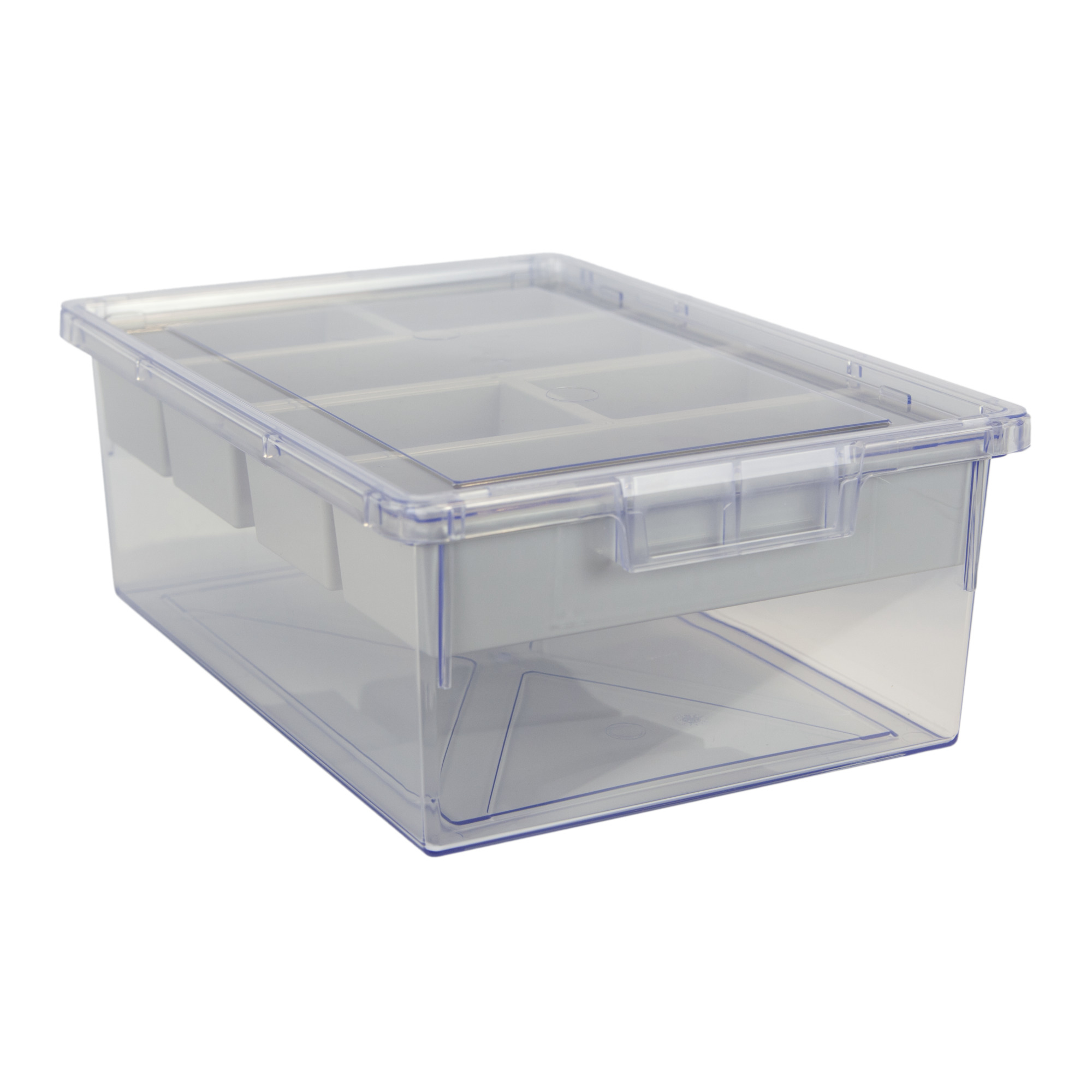 Certwood StorWerks, SlimLine 6Inch Tray Kit (3 x Dividers) Clear-3PK, Included (qty.) 3, Material Plastic, Height 3 in, Model CE1952CL-NK0202-3