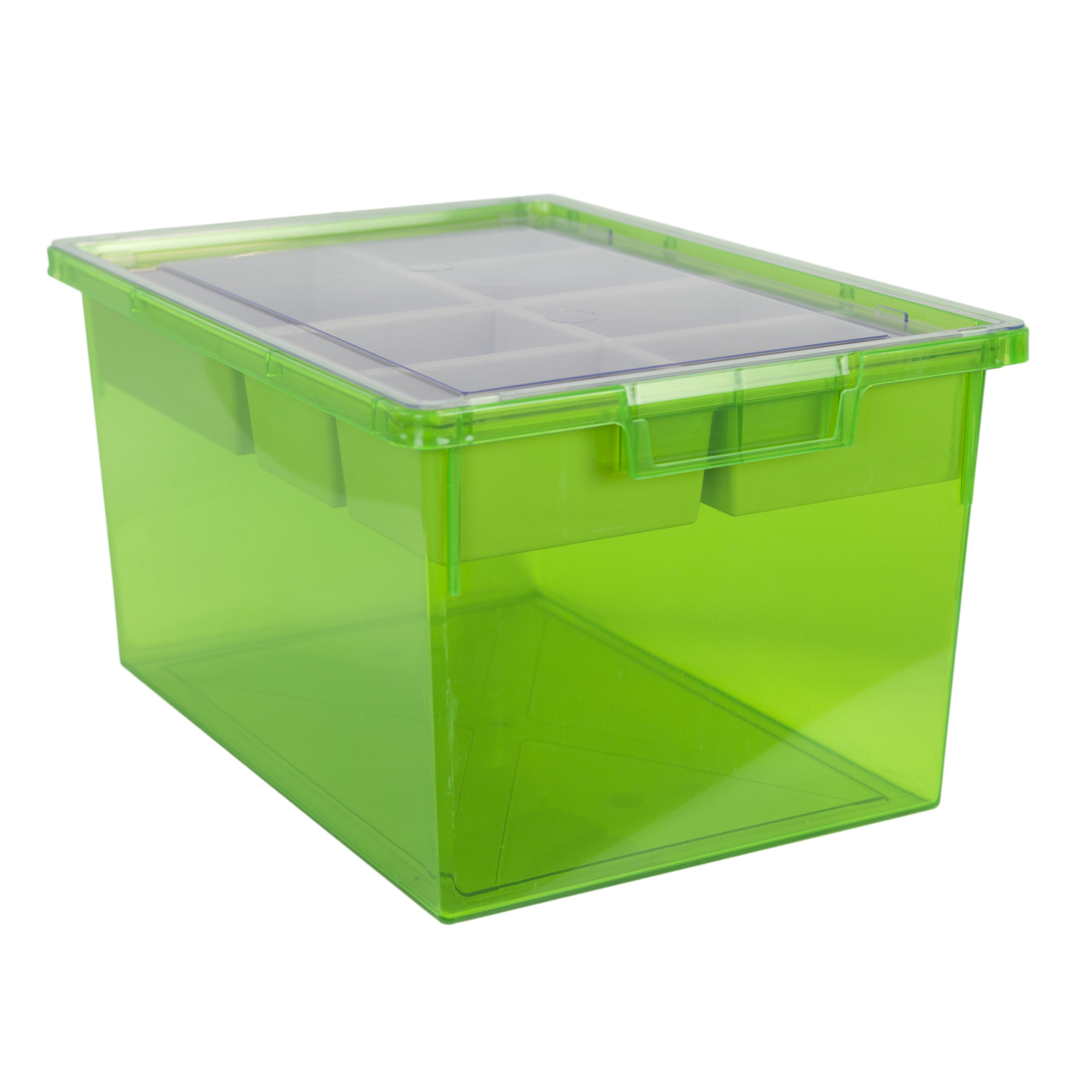 Certwood StorWerks, Slim Line 9Inch Tray Kit (7 x Divisions) Neon Green, Included (qty.) 1, Material Plastic, Height 6 in, Model CE1953FG-NK0301-1