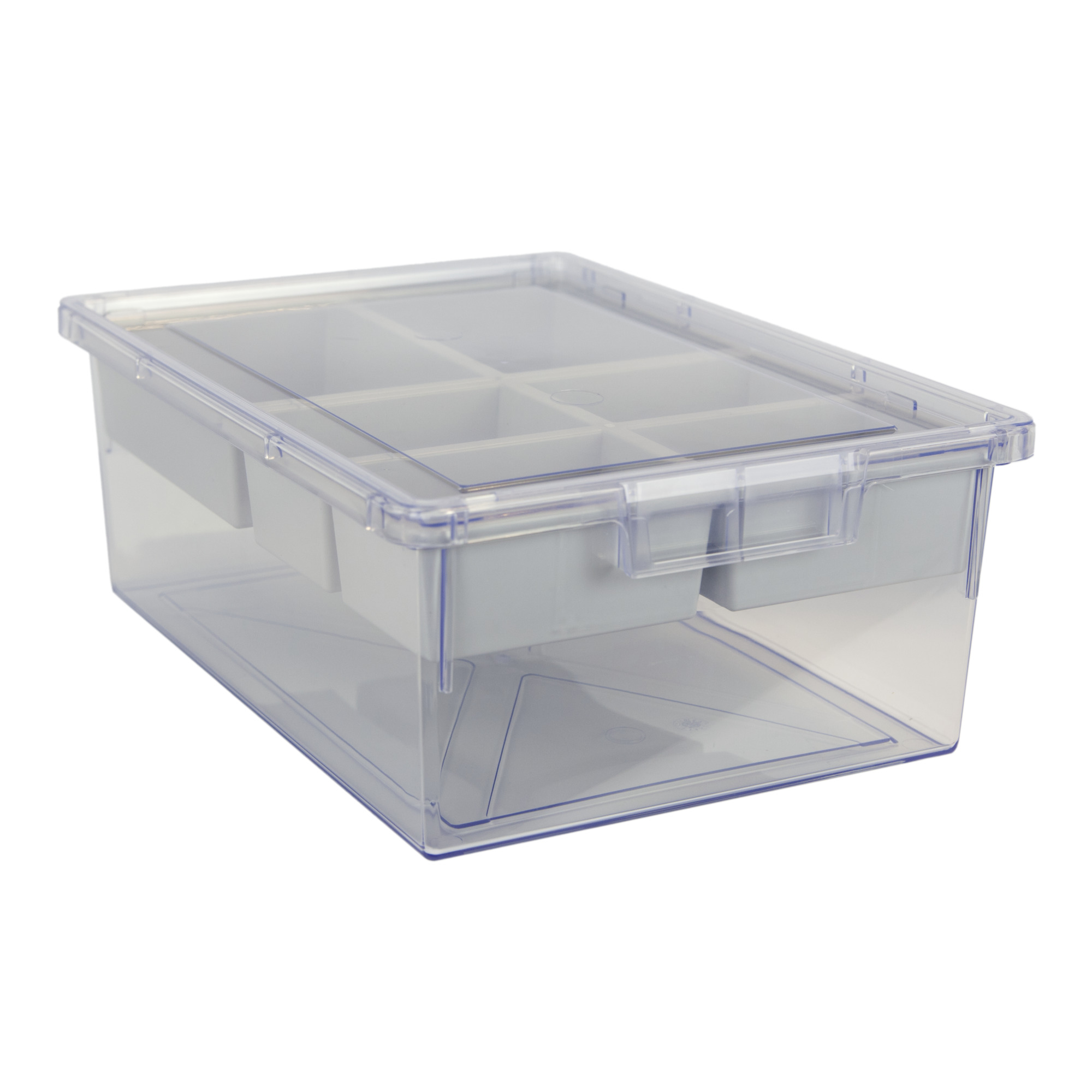 Certwood StorWerks, Slim Line 6Inch Tray Kit (6 x Divisions) Clear, Included (qty.) 1, Material Plastic, Height 3 in, Model CE1952CL-NK0300-1