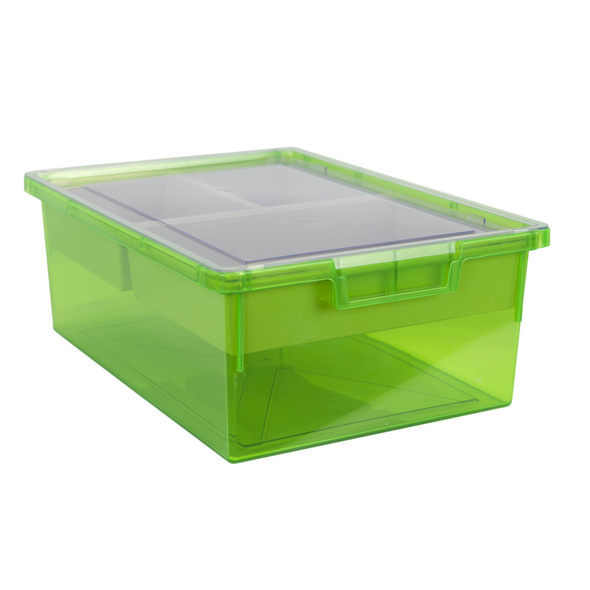 Certwood StorWerks, Slim Line 6Inch Tray Kit (3 x Divisions) Neon Green, Included (qty.) 1, Material Plastic, Height 3 in, Model CE1952FG-NK0004-1