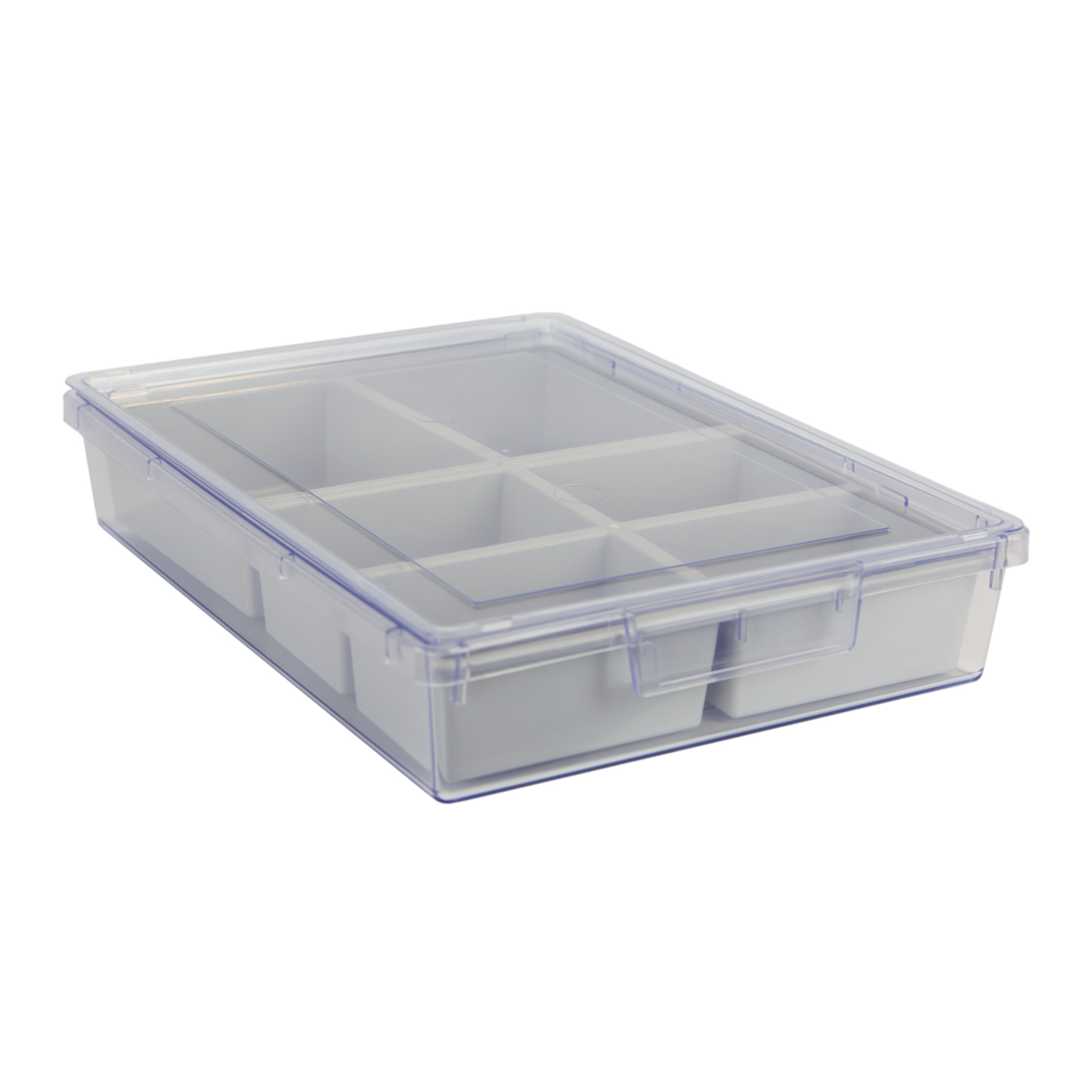 Certwood StorWerks, Slim Line 3Inch Tray Kit (6 x Divisions) Clear-3PK, Included (qty.) 3, Material Plastic, Height 12 in, Model CE1950CL-NK0300-3