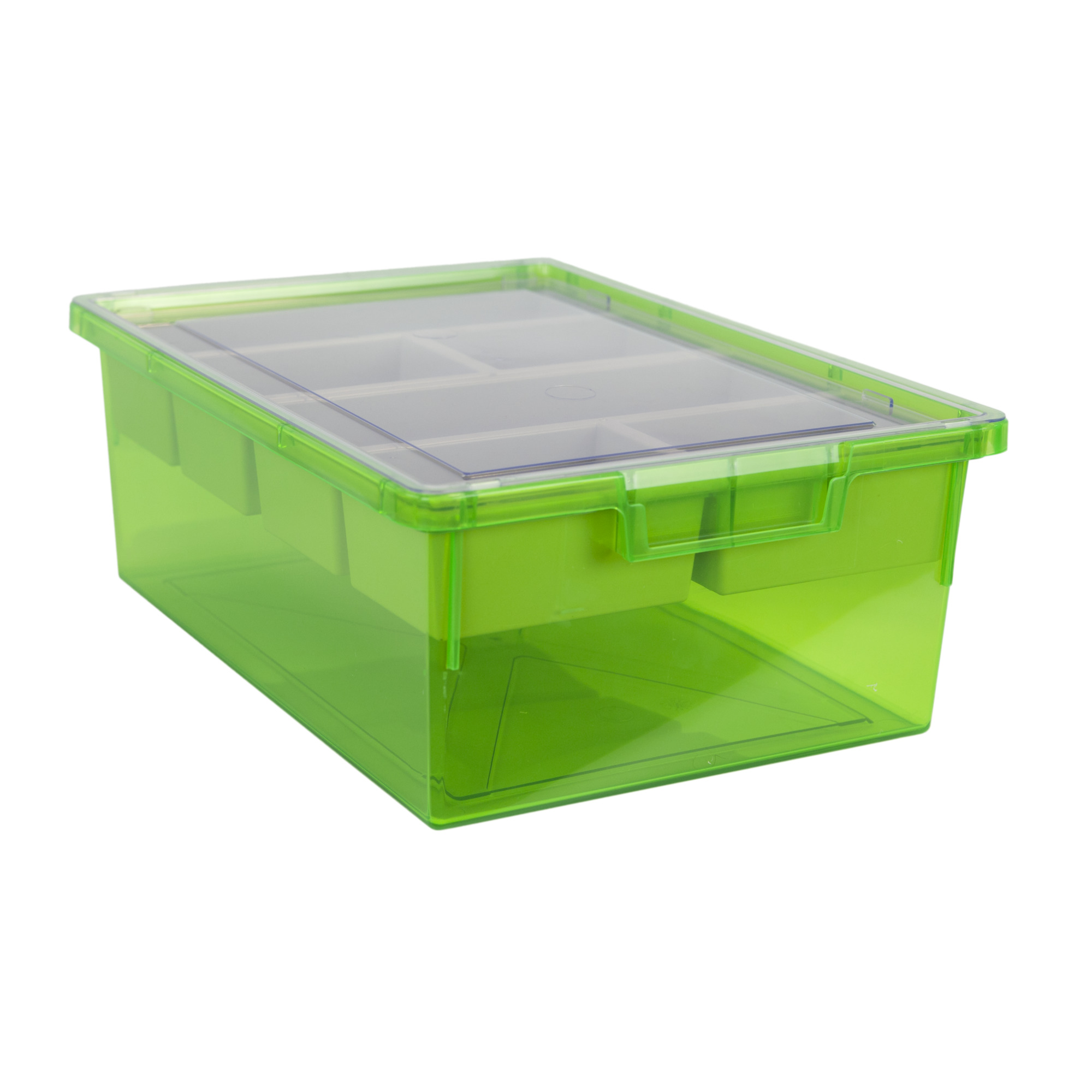 Certwood StorWerks, Slim Line 6Inch Tray Kit (3 x Divisions) Neon Green, Included (qty.) 1, Material Plastic, Height 3 in, Model CE1952FG-NK0202-1