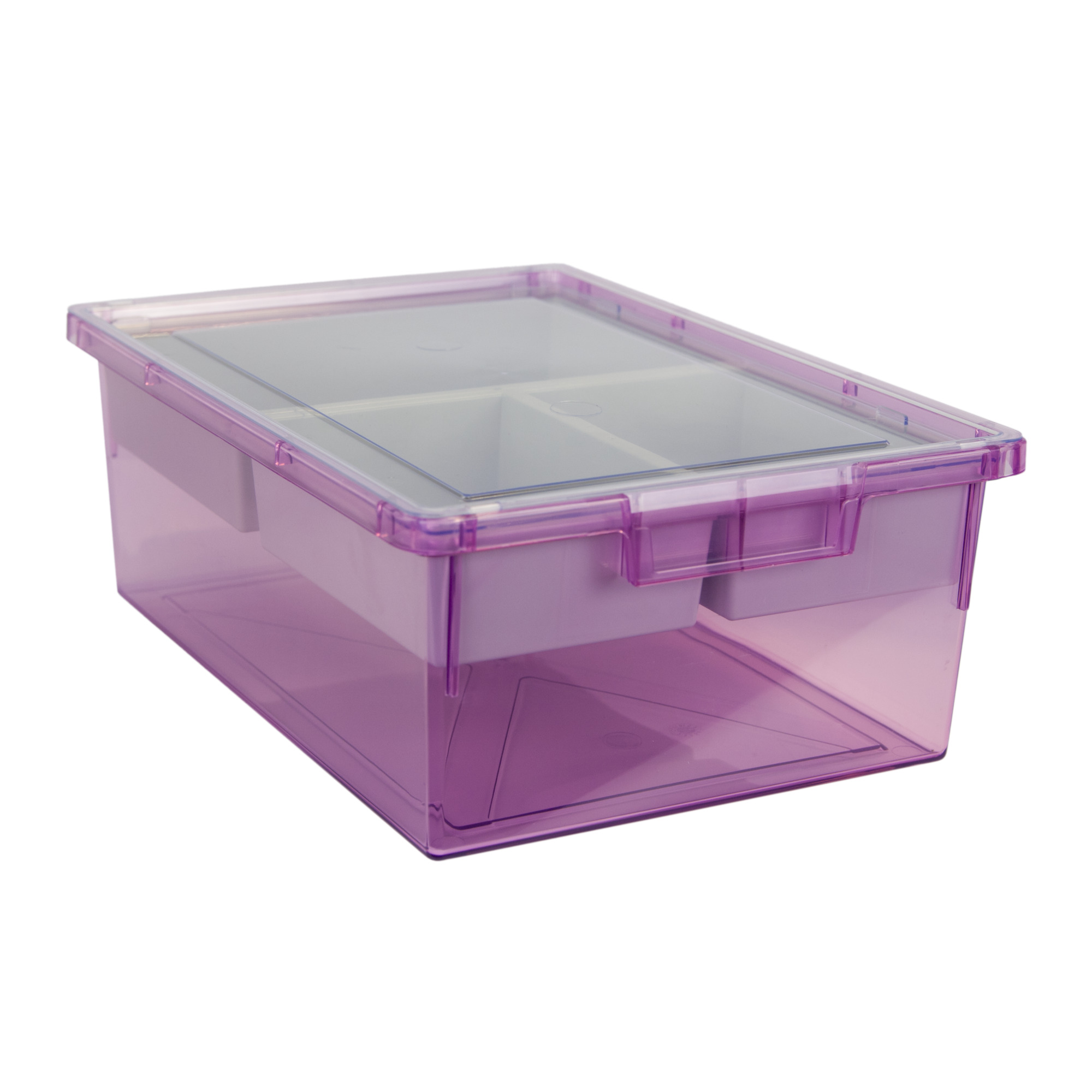 Certwood StorWerks, Slim Line 6Inch Tray Kit (3 x Divisions) Purple Tint, Included (qty.) 1, Material Plastic, Height 6 in, Model CE1952TP-NK0004-1