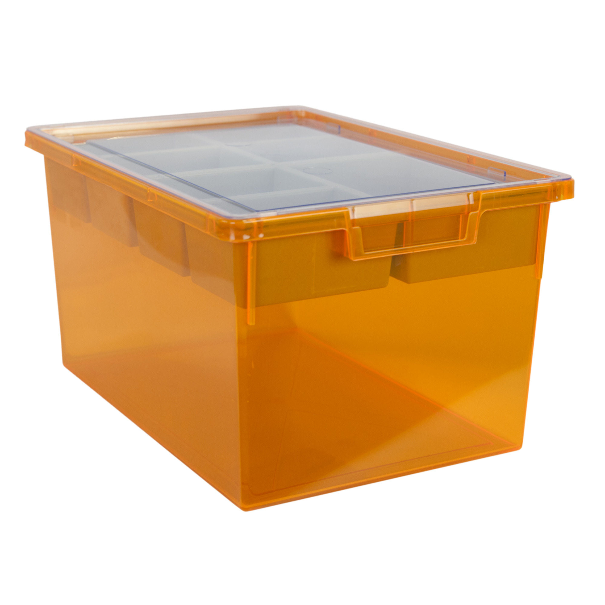 Certwood StorWerks, Slim Line 9Inch Tray Kit (7 x Dividers) Orange-3PK, Included (qty.) 3, Material Plastic, Height 6 in, Model CE1953FO-NK0301-3