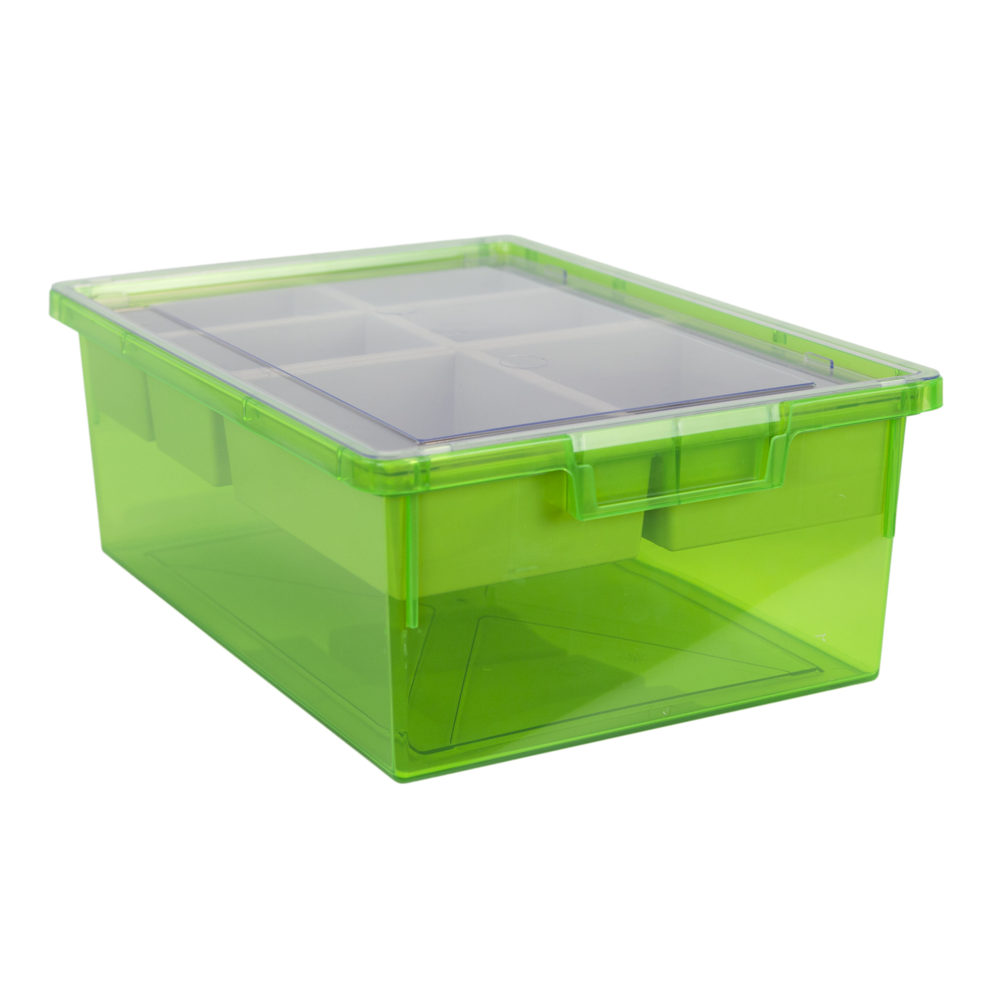 Certwood StorWerks, Slim Line 6Inch Tray Kit (6 x Divisions) Neon Green, Included (qty.) 1, Material Plastic, Height 3 in, Model CE1952FG-NK0300-1