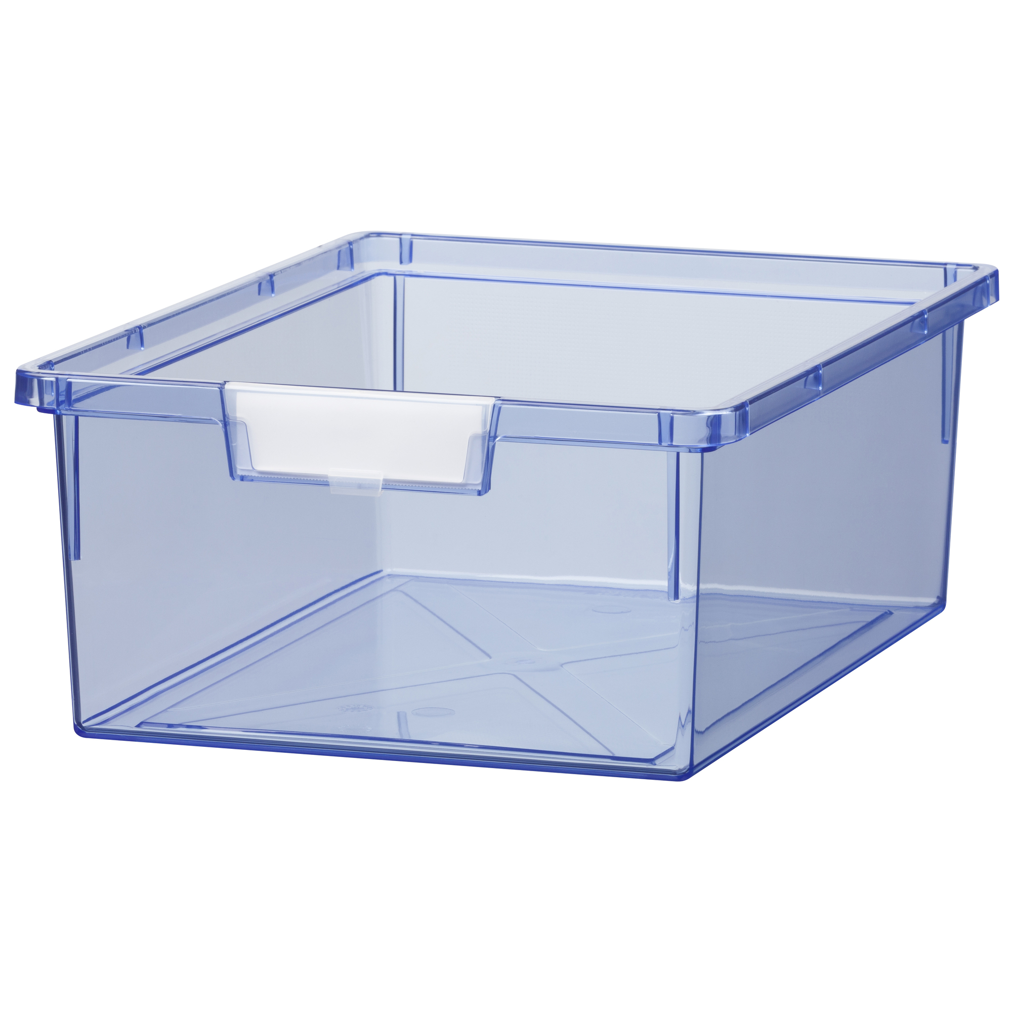 Certwood StorWerks, Slim Line 6Inch Tray in Tinted Blue - 3 Pack, Included (qty.) 3, Material Plastic, Height 6 in, Model CE1952TB3