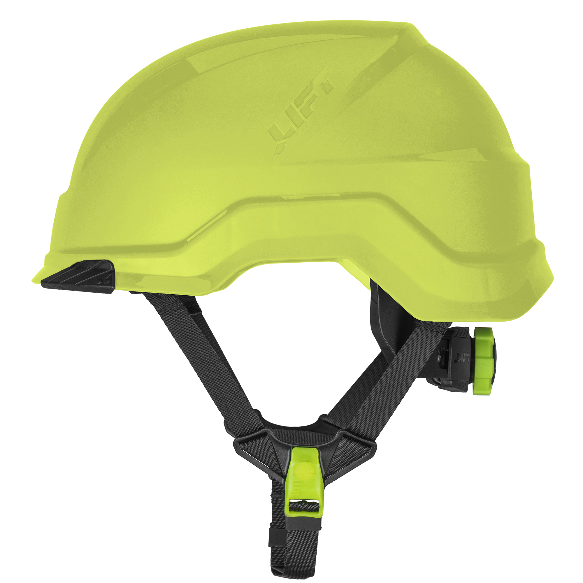 LIFT Safety, RADIX TYPE 2 NON-VENTED (Hi-Viz Yellow), Hard Hat Style Helmet, Hat Size Adjustable, Color Yellow, Model HRX-22HVE2