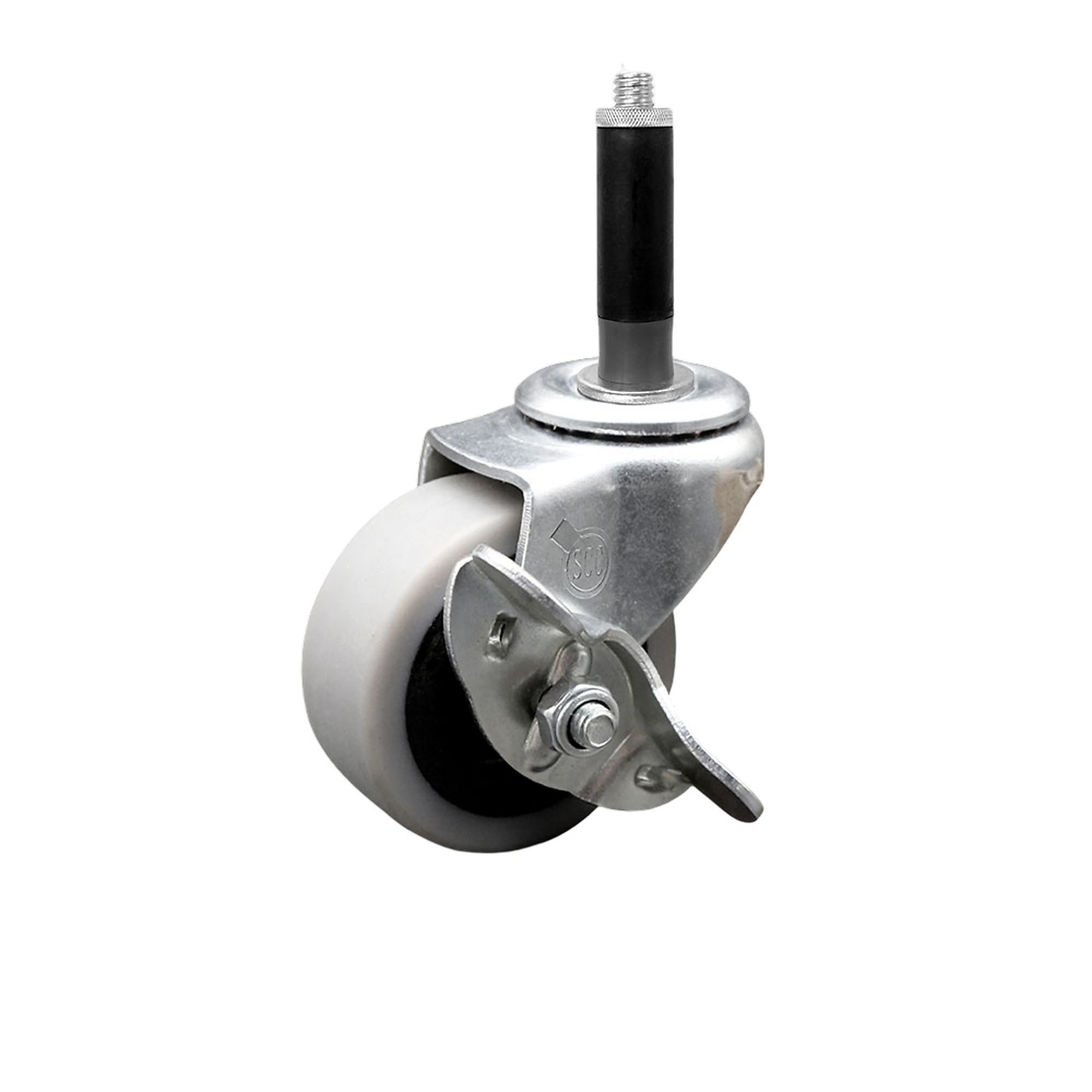 Service Caster, 2Inch Stem Caster, Wheel Diameter 2 in, Caster Type Swivel, Package (qty.) 1, Model SCC-EX05S210-TPRS-SLB-34