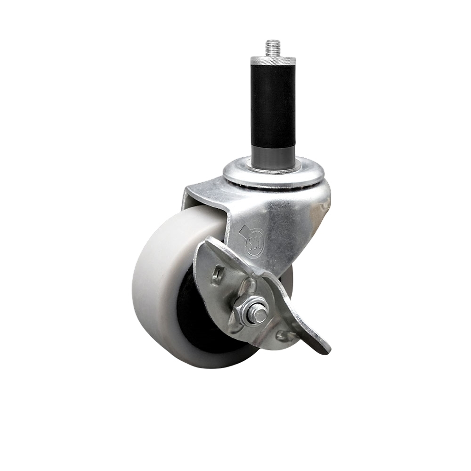 Service Caster, 2Inch Stem Caster, Wheel Diameter 2 in, Caster Type Swivel, Package (qty.) 1, Model SCC-EX05S210-TPRS-SLB-118