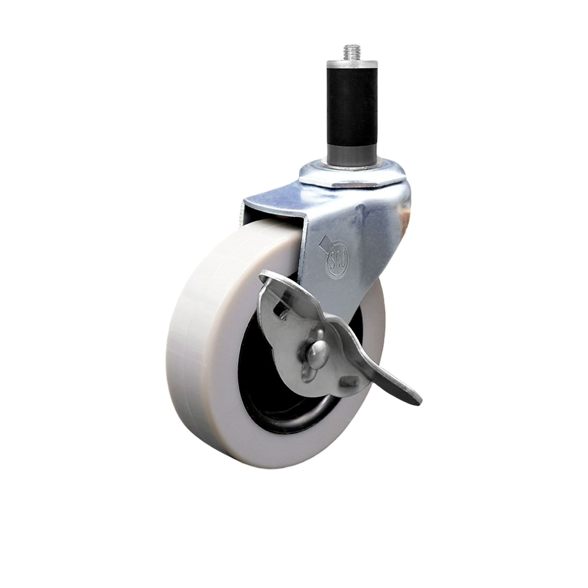 Service Caster, 2Inch Stem Caster, Wheel Diameter 2 in, Caster Type Swivel, Package (qty.) 1, Model SCC-EX05S210-TPRS-SLB-138