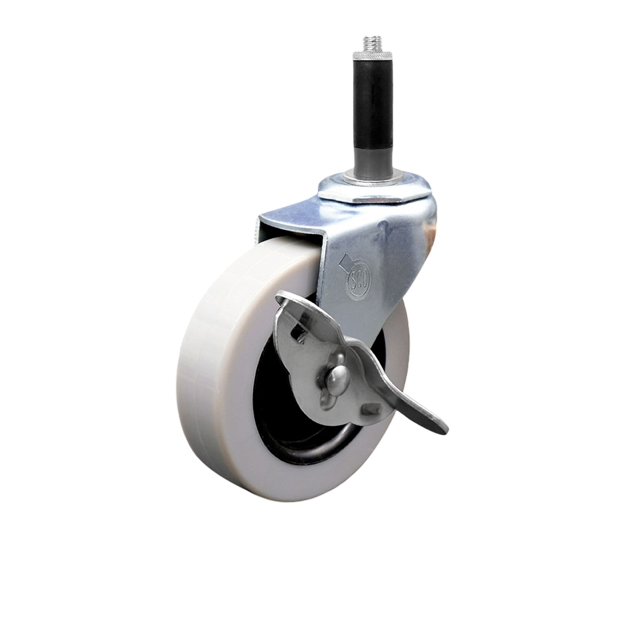 Service Caster, 3Inch Stem Caster, Wheel Diameter 3 in, Caster Type Swivel, Package (qty.) 1, Model SCC-EX05S310-TPRS-SLB-78