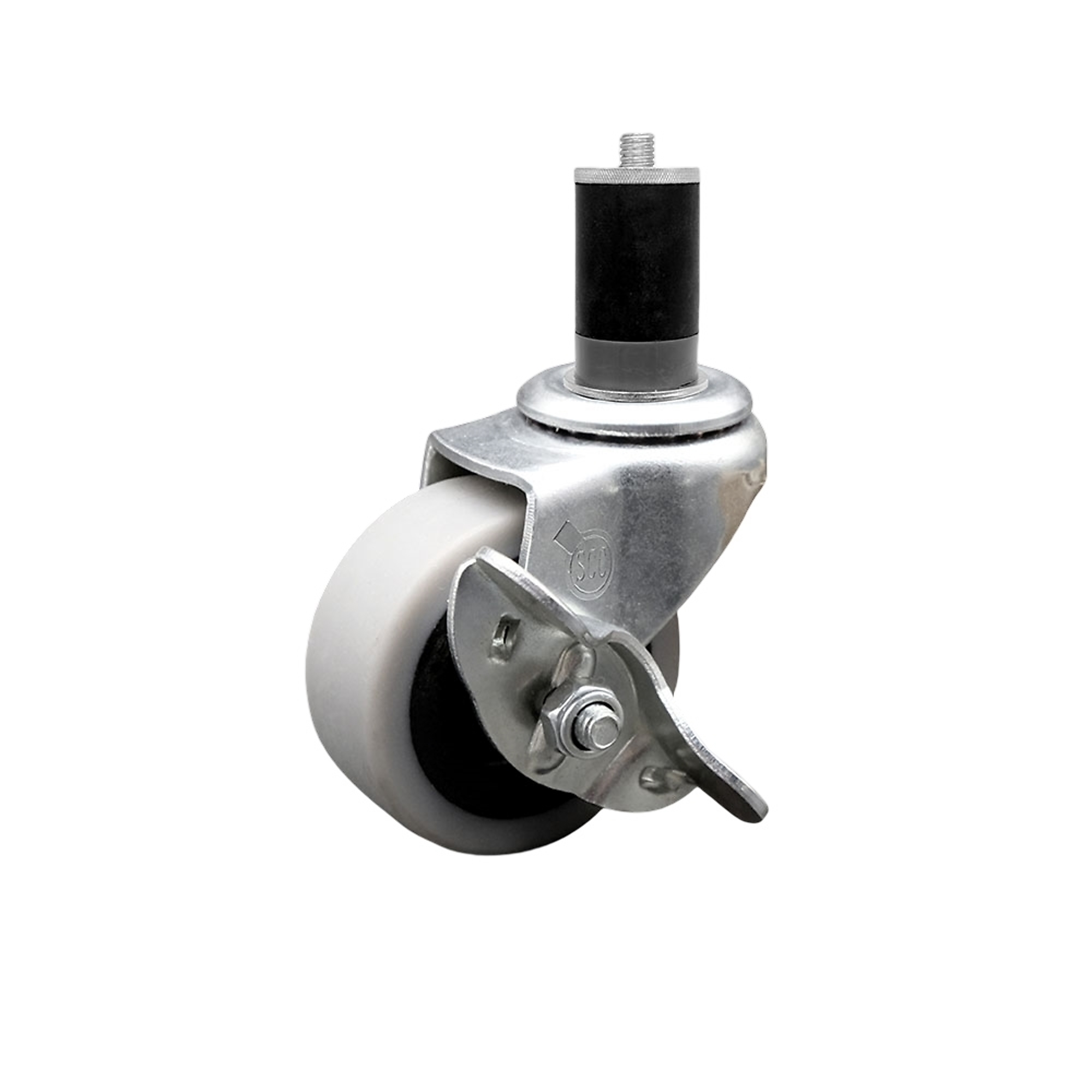 Service Caster, 2Inch Stem Caster, Wheel Diameter 2 in, Caster Type Swivel, Package (qty.) 1, Model SCC-EX05S210-TPRS-SLB-158