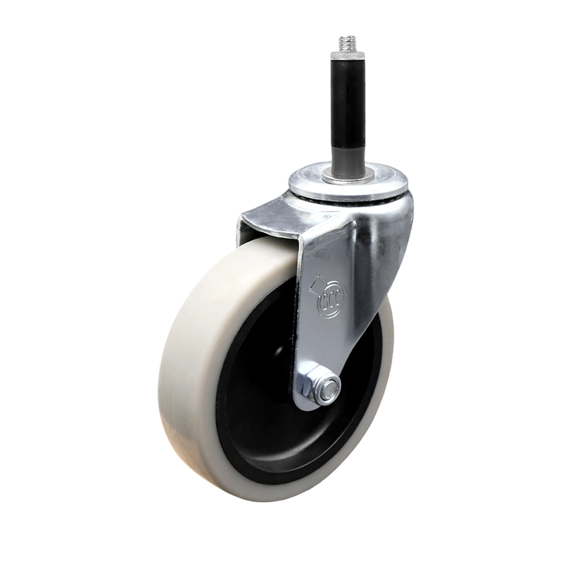 Service Caster, 4Inch Stem Caster, Wheel Diameter 4 in, Caster Type Swivel, Package (qty.) 1, Model SCC-EX05S410-TPRS-34