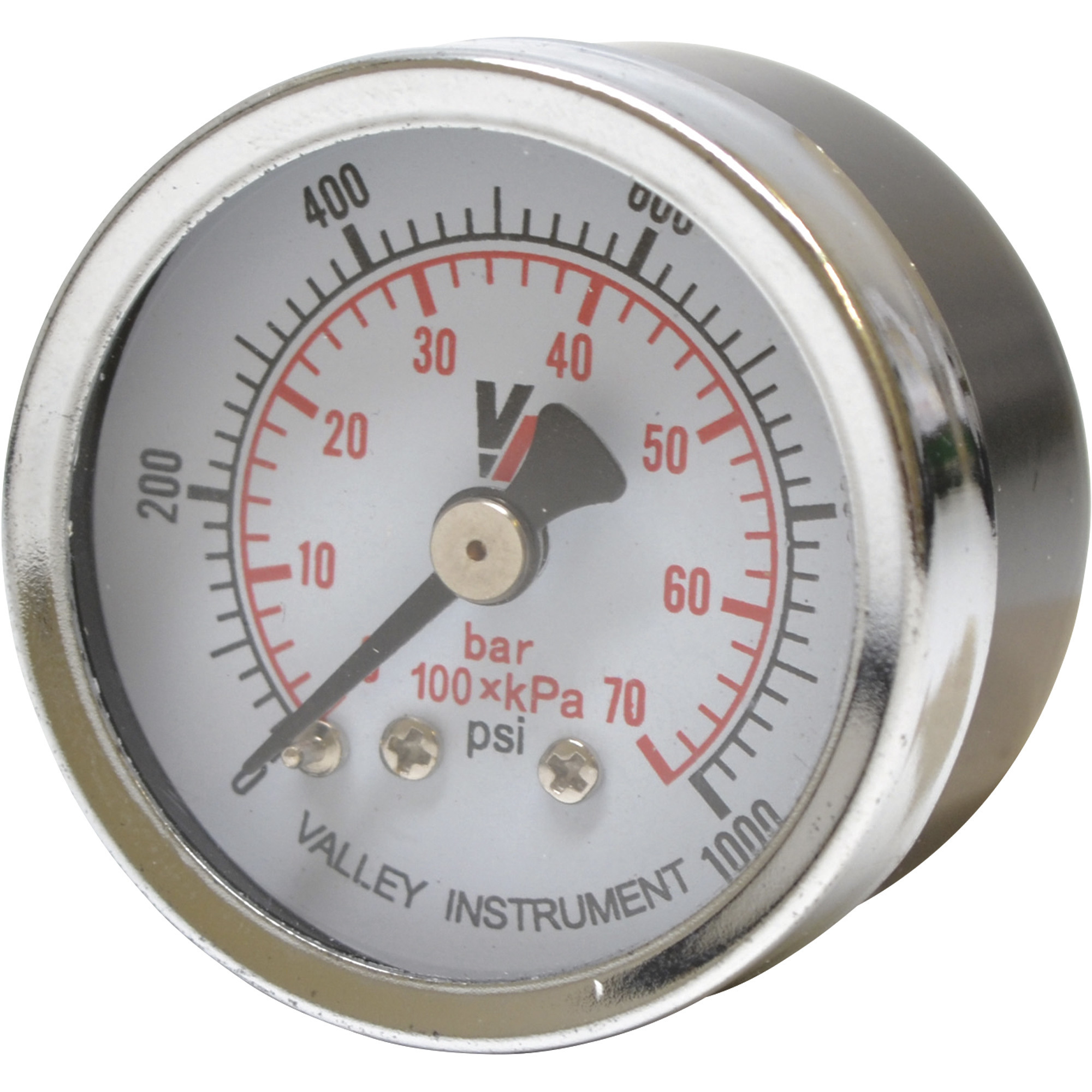 Valley Instrument, Grade B, Back Mount 1.5Inch Dry Pressure Gauge 0-1000 PSI
