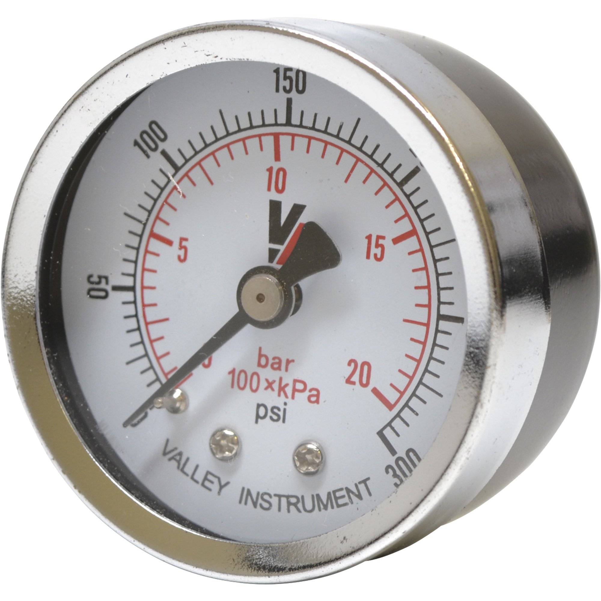 Valley Instrument, Grade B, Back Mount 2Inch Dry Pressure Gauge 0-300 PSI