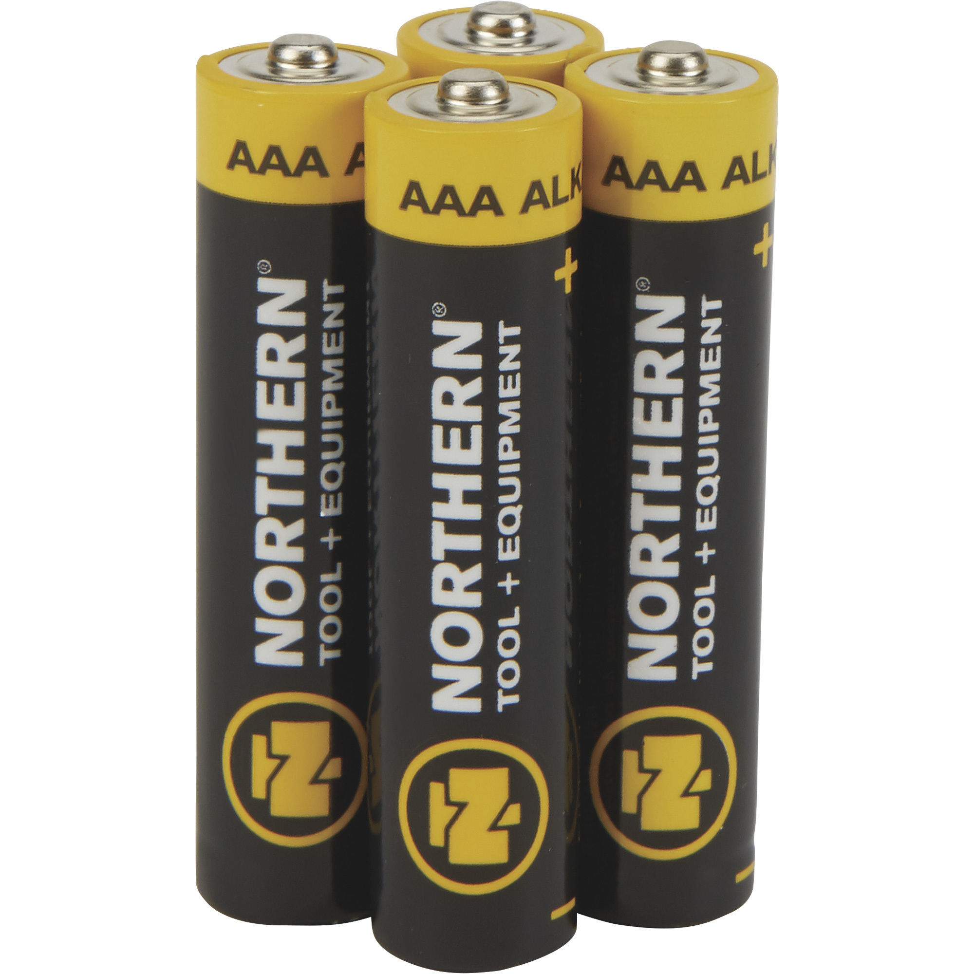 Northern Tool  Equipment AAA Alkaline Batteries 4Pk