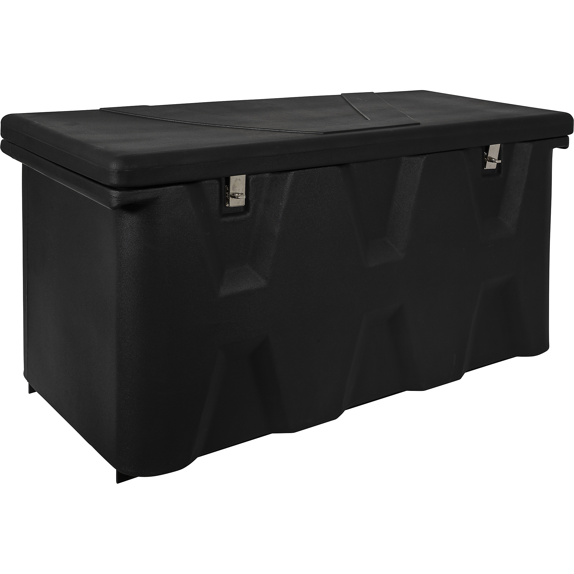 Buyers Products, Hitch-Mounted Poly Cargo Carrier, Width 51 in, Material Polyethylene, Color Finish Matte Black, Model 1707020