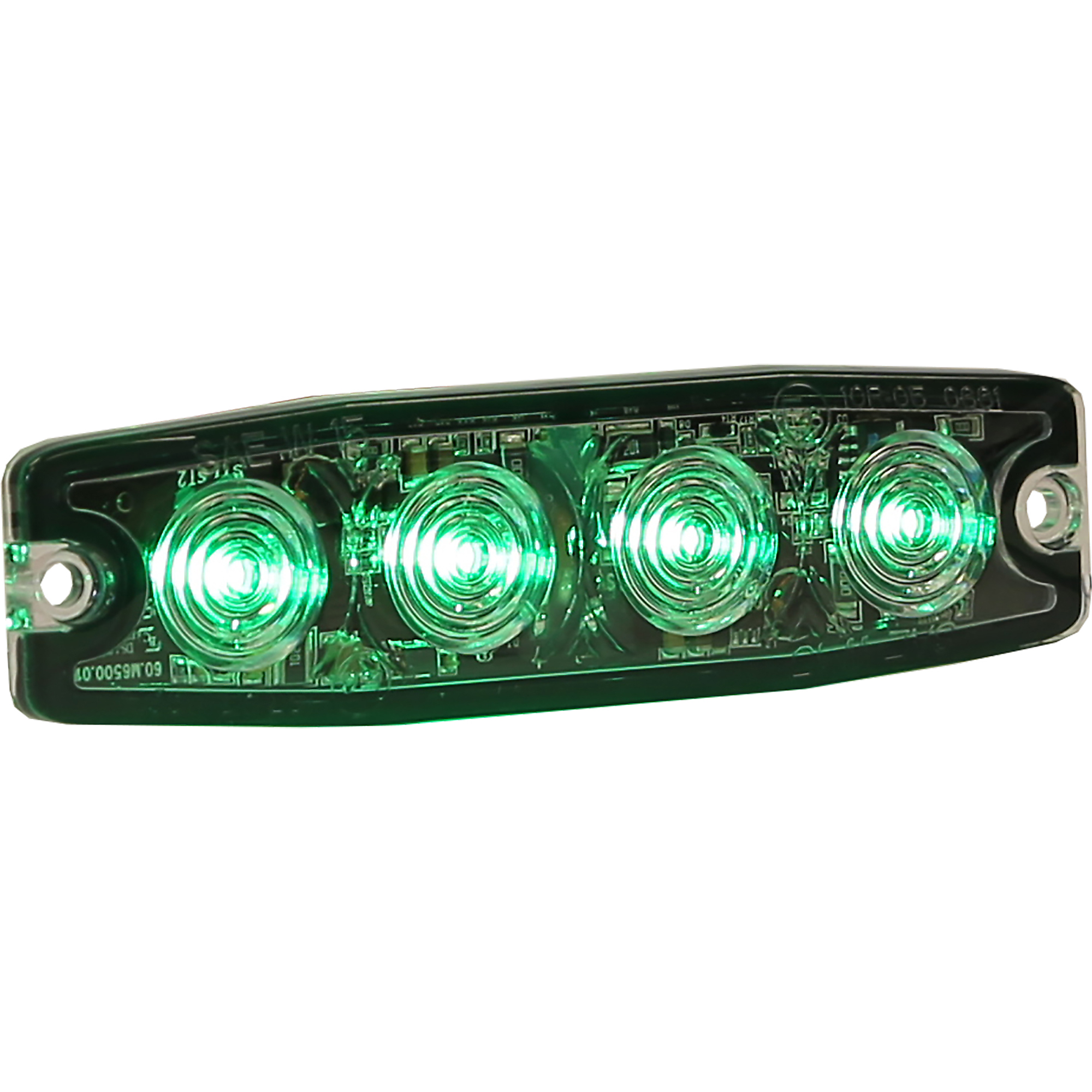 Buyers Products, Ultra Thin 4.5Inch Green LED Strobe Light, Light Type LED, Lens Color Multi, Included (qty.) 1 Model 8892249