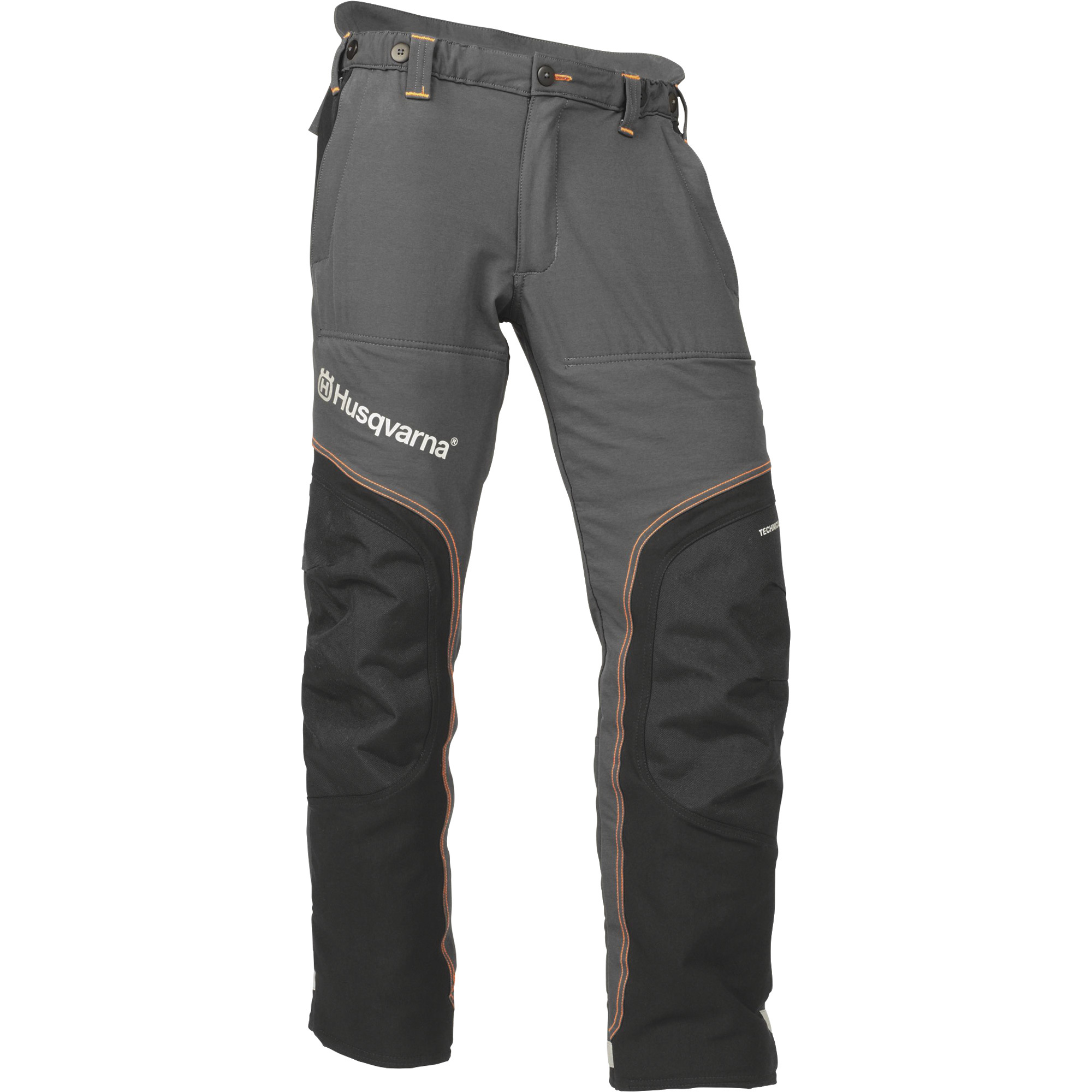 Husqvarna Technical Lo-Viz Protective Pants â Medium, Gray