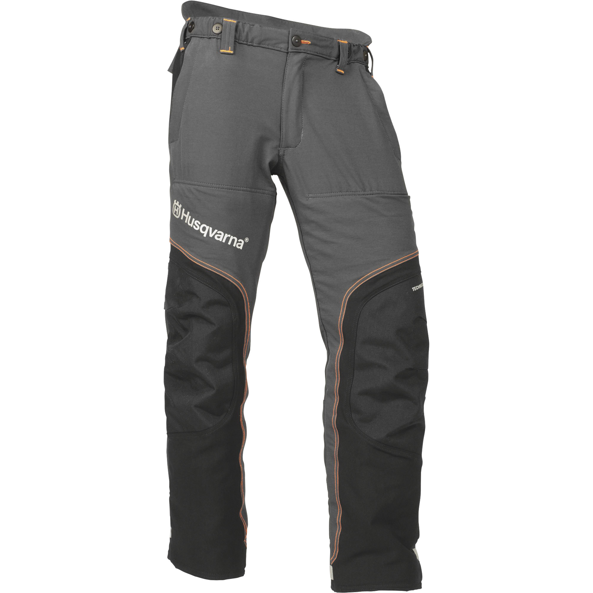 Husqvarna Technical Lo-Viz Protective Pants â Large, Gray