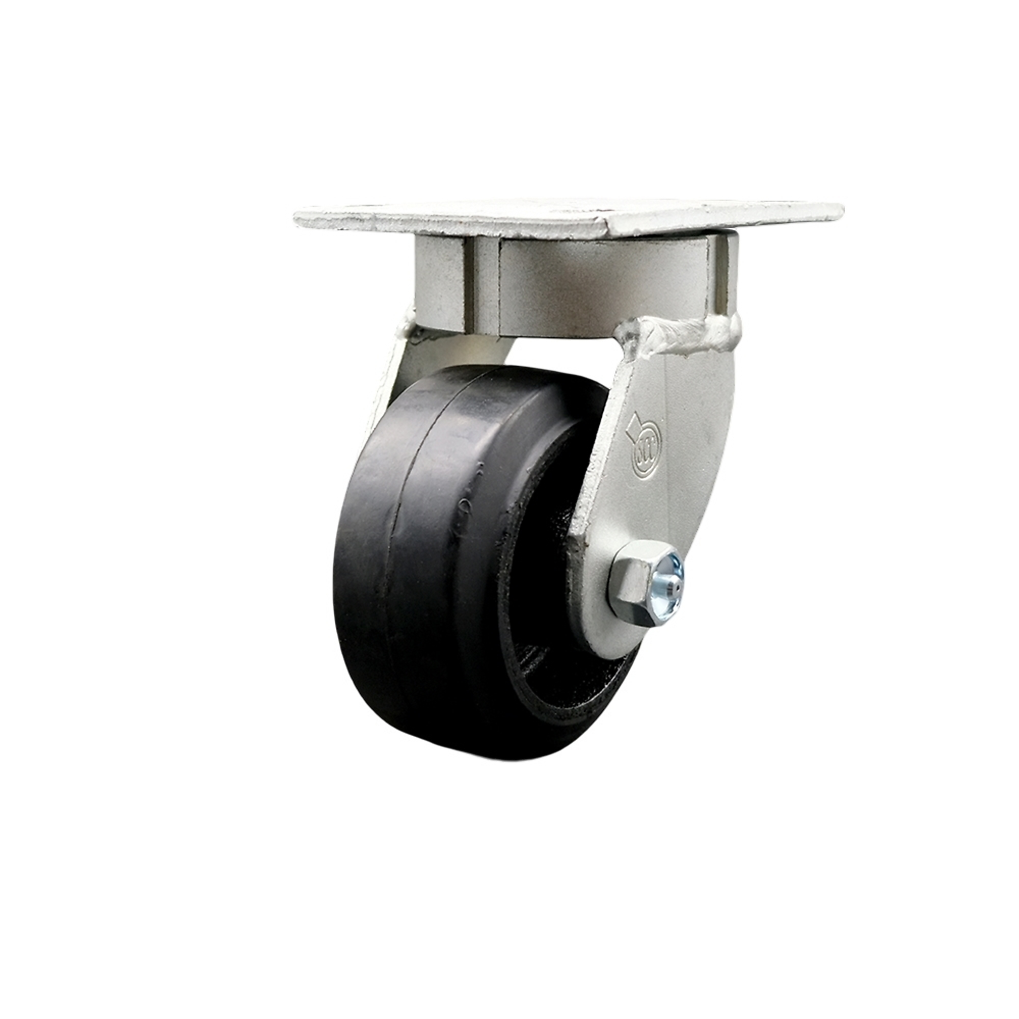 Service Caster, 4Inch x 2Inch Plate Caster, Wheel Diameter 4 in, Caster Type Swivel, Package (qty.) 1, Model SCC-KP30S420-RSR