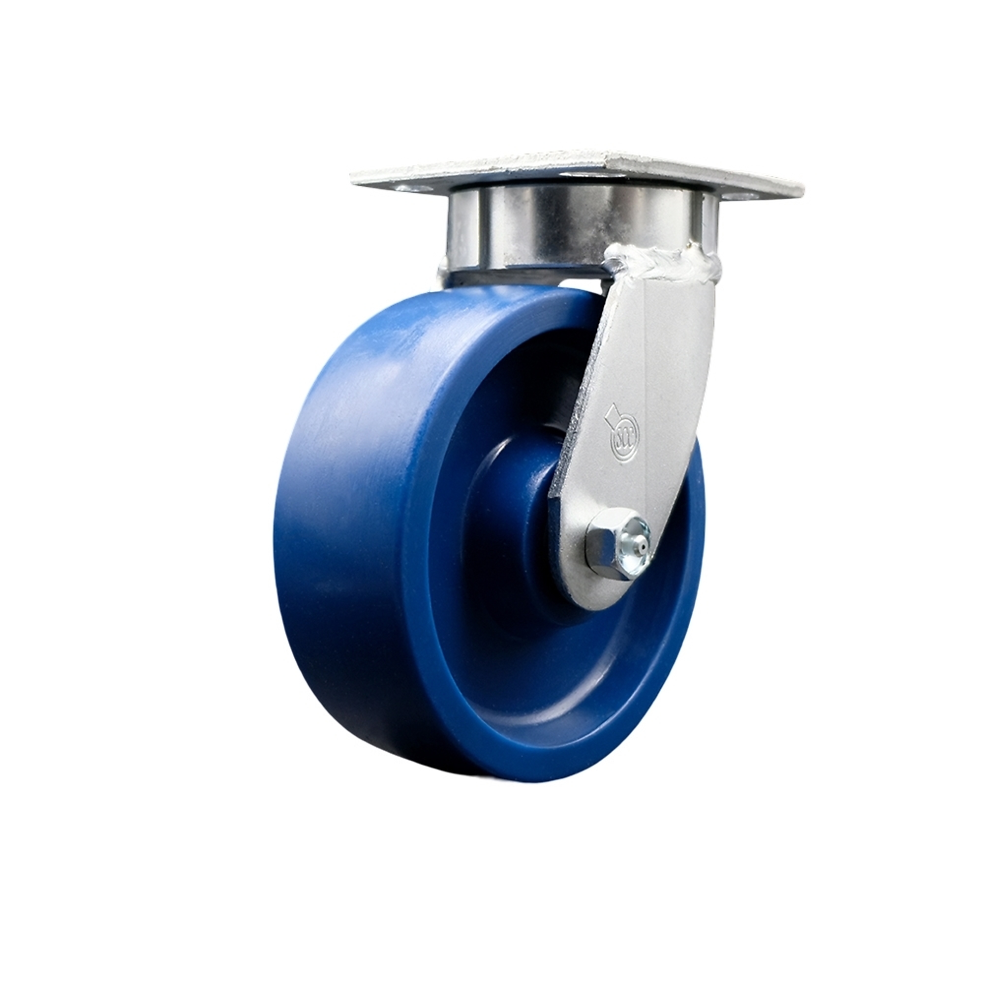 Service Caster, 6Inch x 2Inch Plate Caster, Wheel Diameter 6 in, Caster Type Swivel, Package (qty.) 1, Model SCC-KP30S620-SPUR