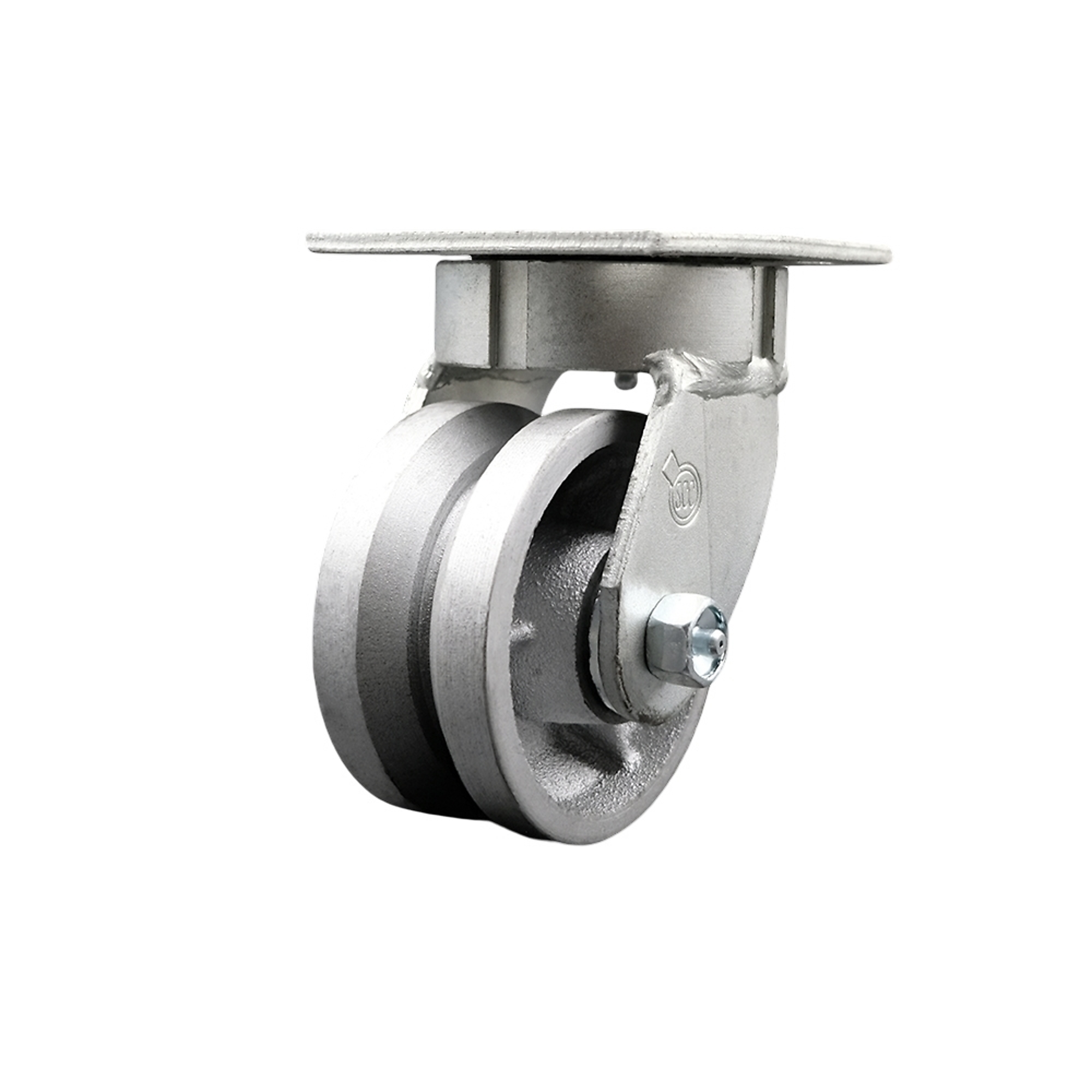 Service Caster, 4Inch x 2Inch Plate Caster, Wheel Diameter 4 in, Caster Type Swivel, Package (qty.) 1, Model SCC-KP30S420-VGR