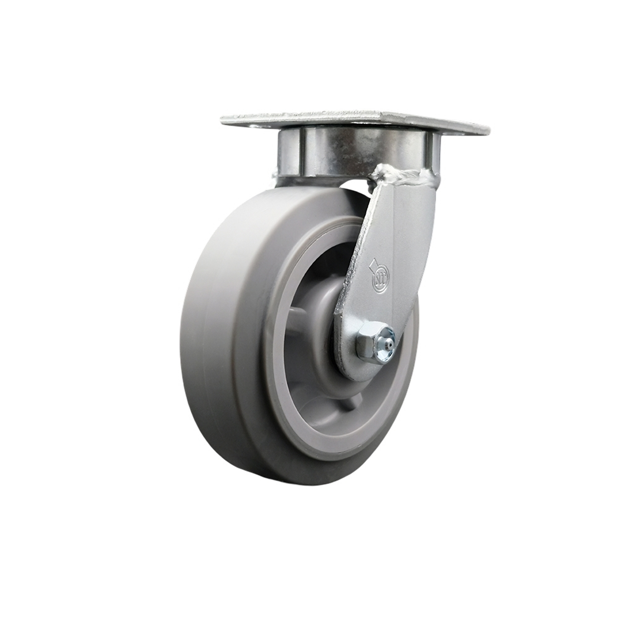 Service Caster, 6Inch x 2Inch Plate Caster, Wheel Diameter 6 in, Caster Type Swivel, Package (qty.) 1, Model SCC-KP30S620-TPRRF