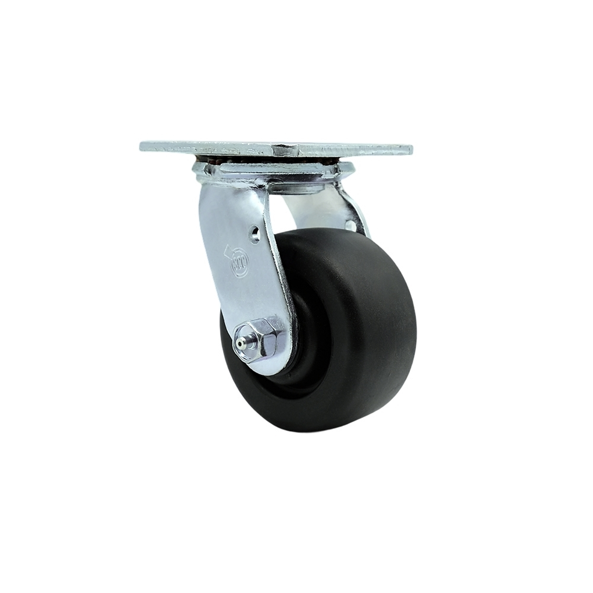 Service Caster, 4Inch x 2Inch Plate Caster, Wheel Diameter 4 in, Caster Type Swivel, Package (qty.) 1, Model SCC-30CS420-POB