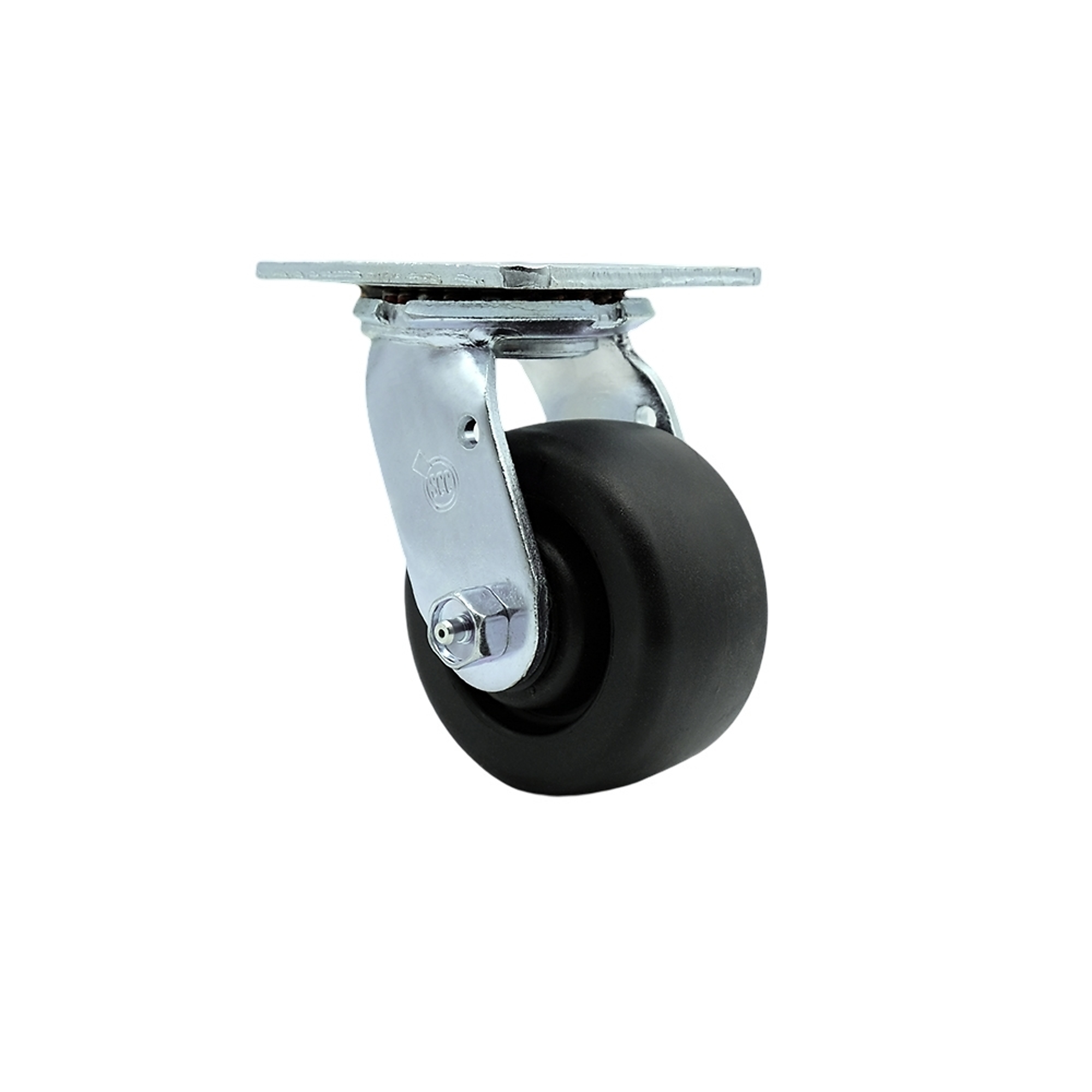 Service Caster, 4Inch x 2Inch Plate Caster, Wheel Diameter 4 in, Caster Type Swivel, Package (qty.) 1, Model SCC-SS30S420-POB