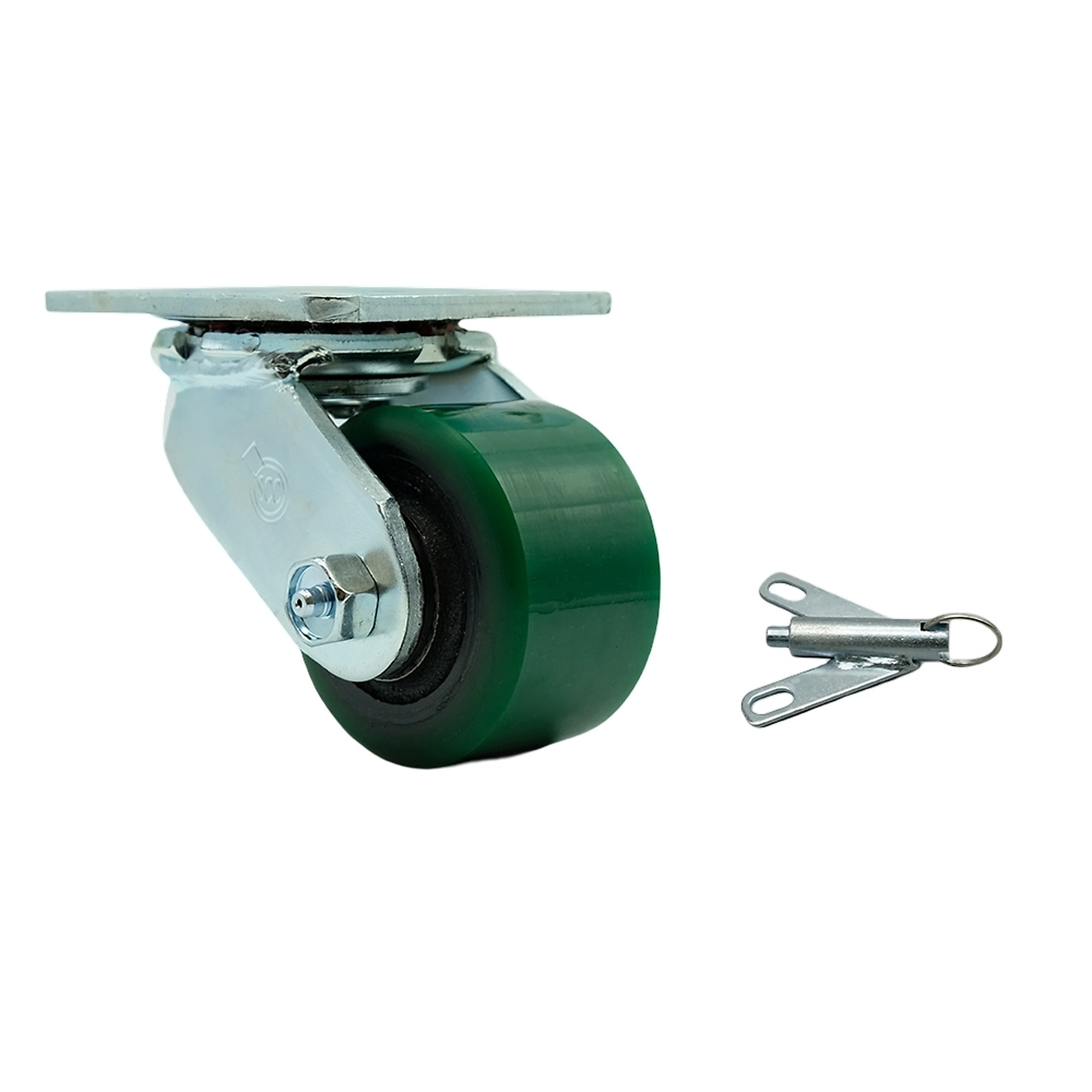 Service Caster, 3 1/4Inch x 2Inch Plate Caster, Wheel Diameter 3.25 in, Caster Type Swivel, Package (qty.) 1, Model SCC-30CS3420-PUB-GB-BSL