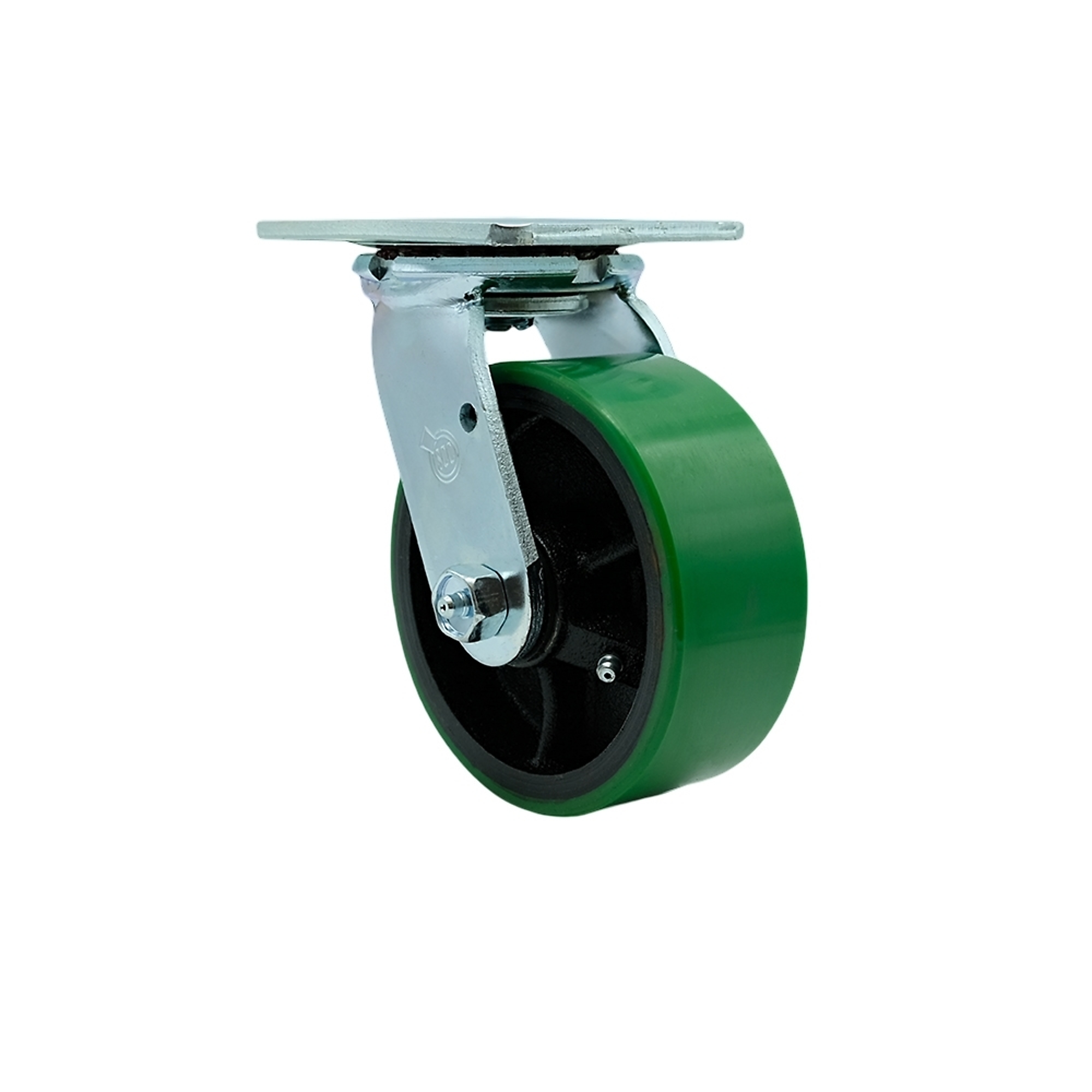 Service Caster, 5Inch x 2Inch Plate Caster, Wheel Diameter 5 in, Caster Type Swivel, Package (qty.) 1, Model SCC-30CS520-PUB-GB