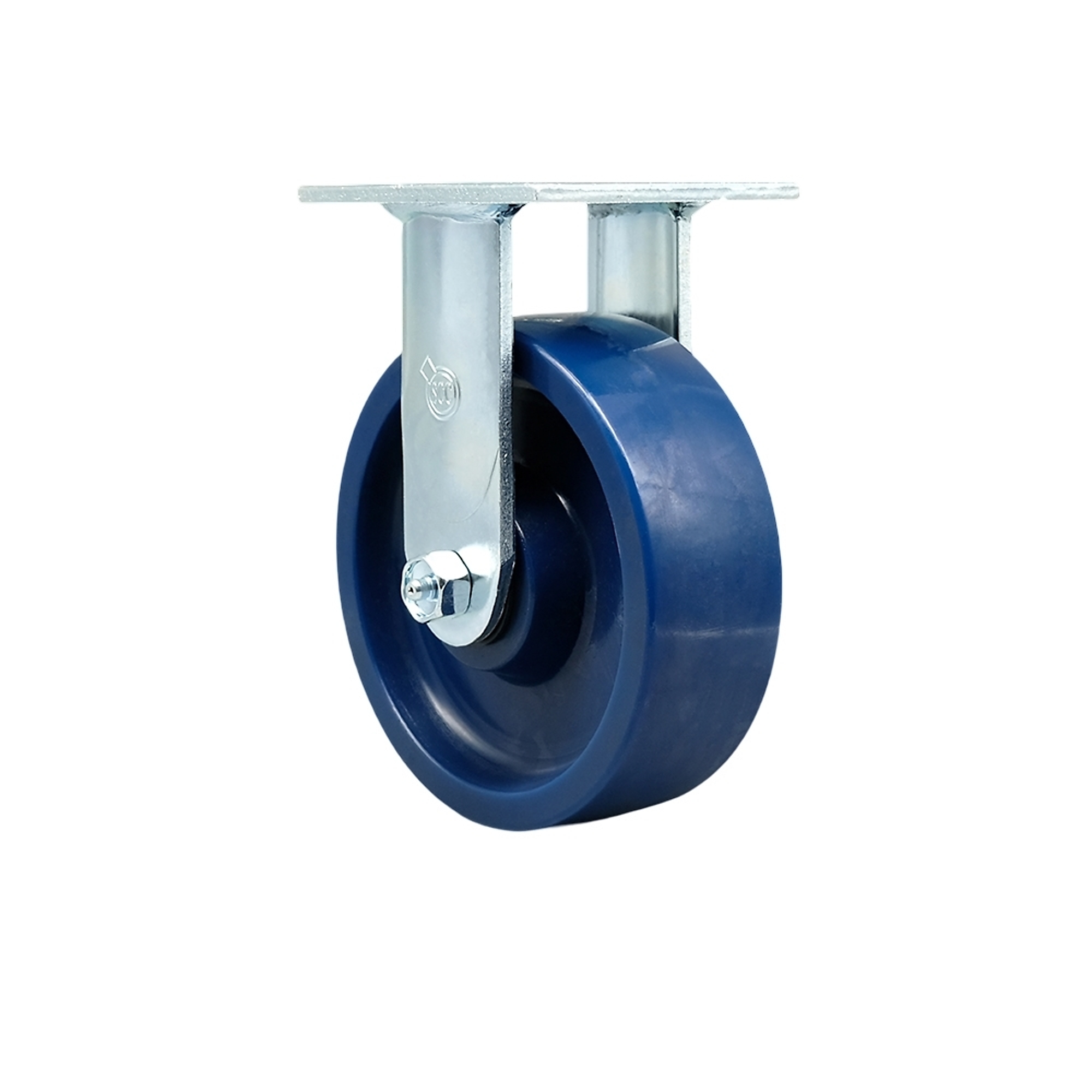 Service Caster, 6Inch x 2Inch Plate Caster, Wheel Diameter 6 in, Caster Type Rigid, Package (qty.) 1, Model SCC-30R620-SPUB