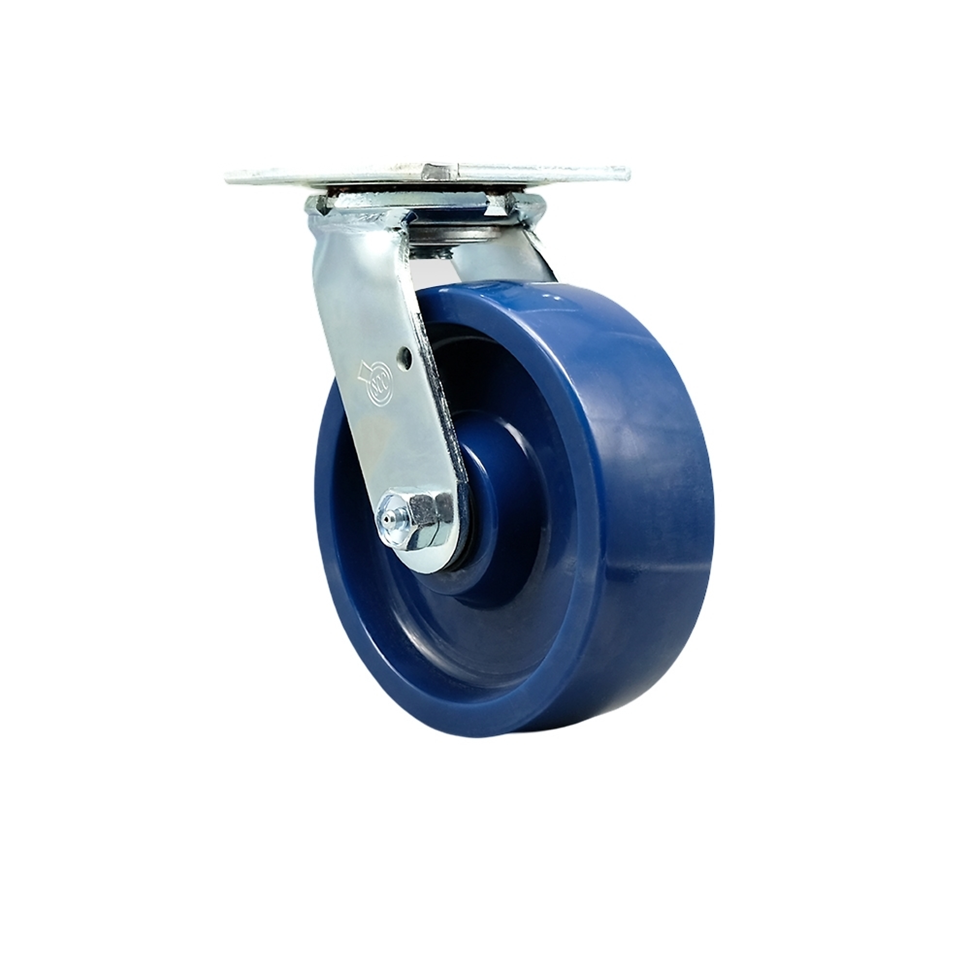 Service Caster, 6Inch x 2Inch Plate Caster, Wheel Diameter 6 in, Caster Type Swivel, Package (qty.) 1, Model SCC-SS30S620-SPUB