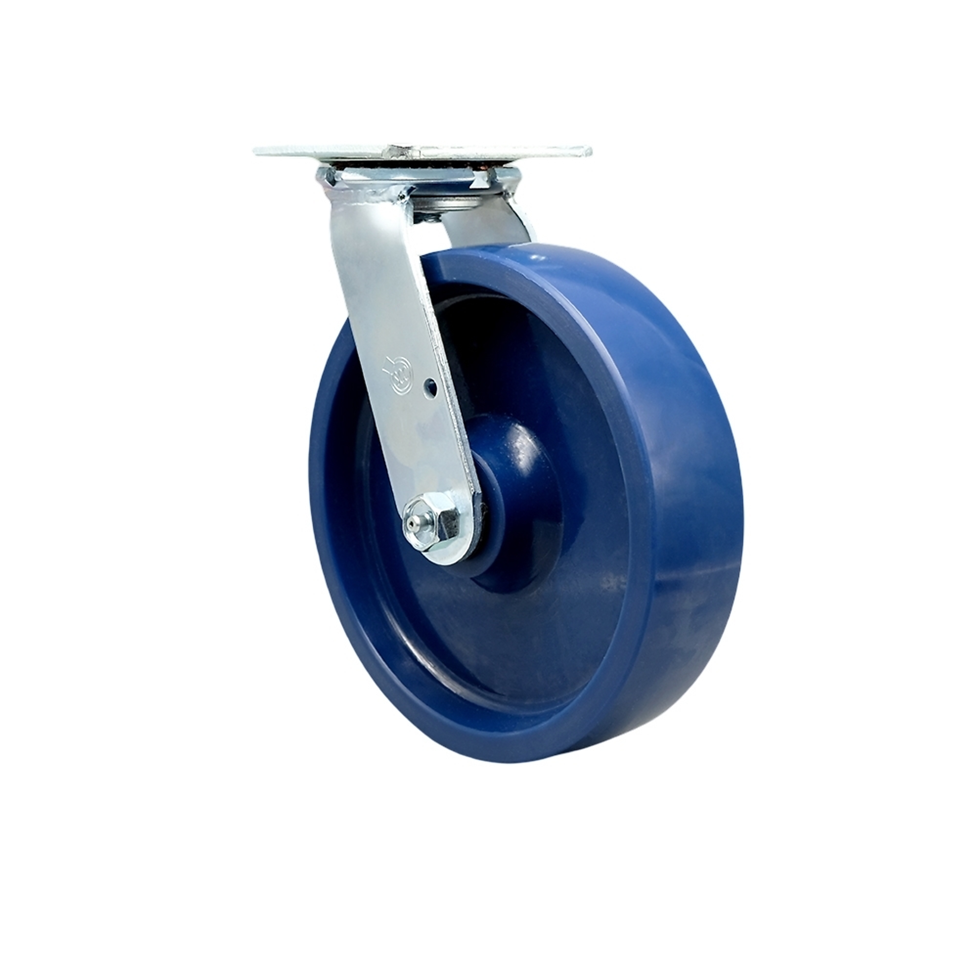 Service Caster, 8Inch x 2Inch Plate Caster, Wheel Diameter 8 in, Caster Type Swivel, Package (qty.) 1, Model SCC-SS30S820-SPUB