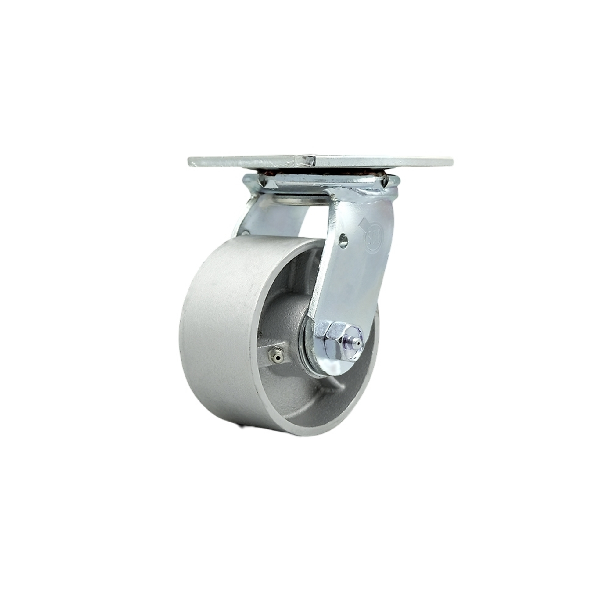 Service Caster, 4Inch x 2Inch Plate Caster, Wheel Diameter 4 in, Caster Type Swivel, Package (qty.) 1, Model SCC-30CS420-SSB