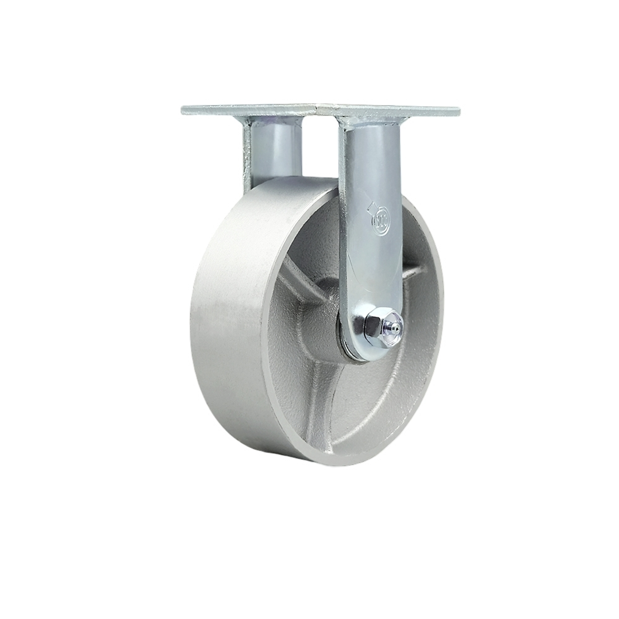 Service Caster, 6Inch x 2Inch Plate Caster, Wheel Diameter 6 in, Caster Type Rigid, Package (qty.) 1, Model SCC-30R620-SSB