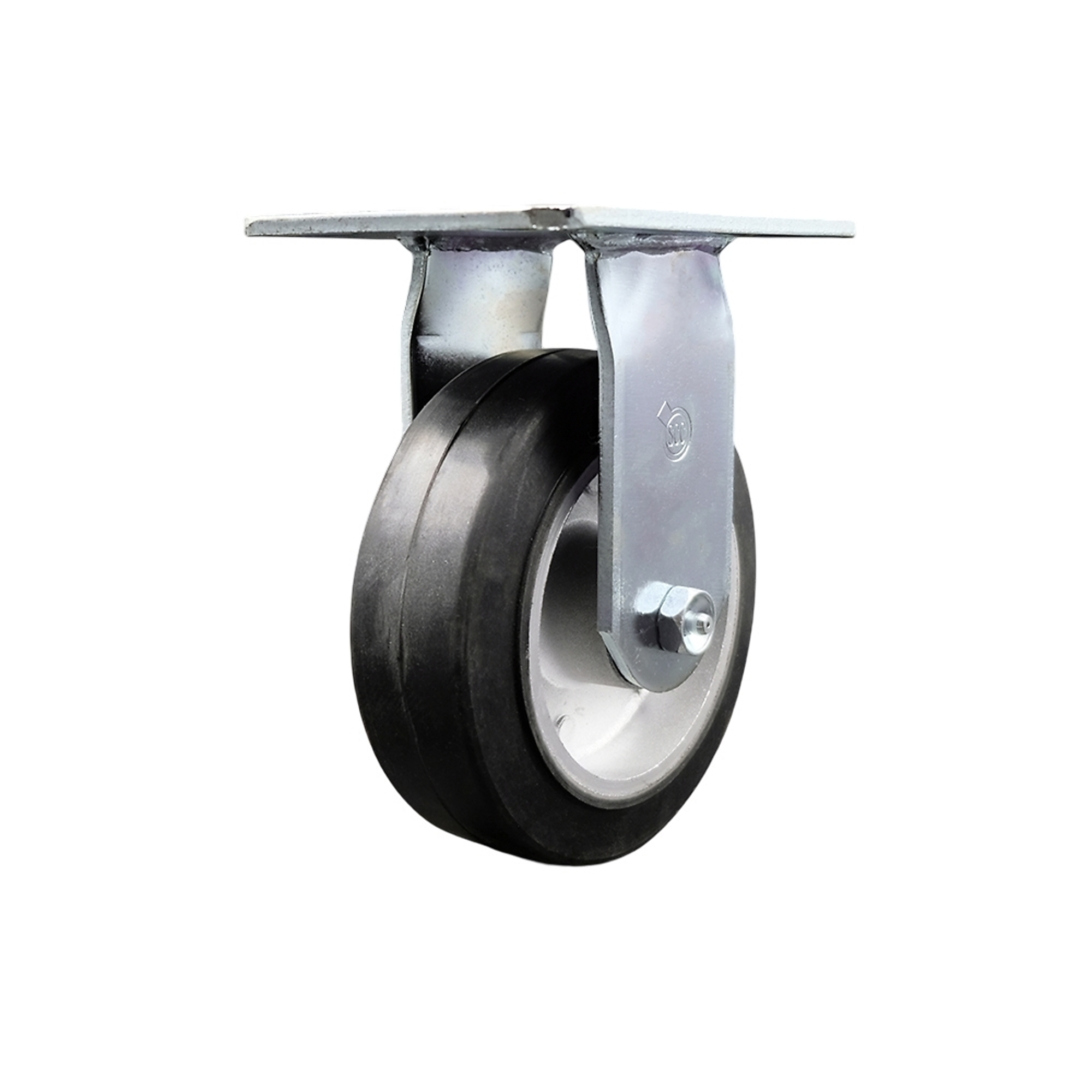 Service Caster, 6Inch x 2Inch Plate Caster, Wheel Diameter 6 in, Caster Type Rigid, Package (qty.) 1, Model SCC-35R620-RAR