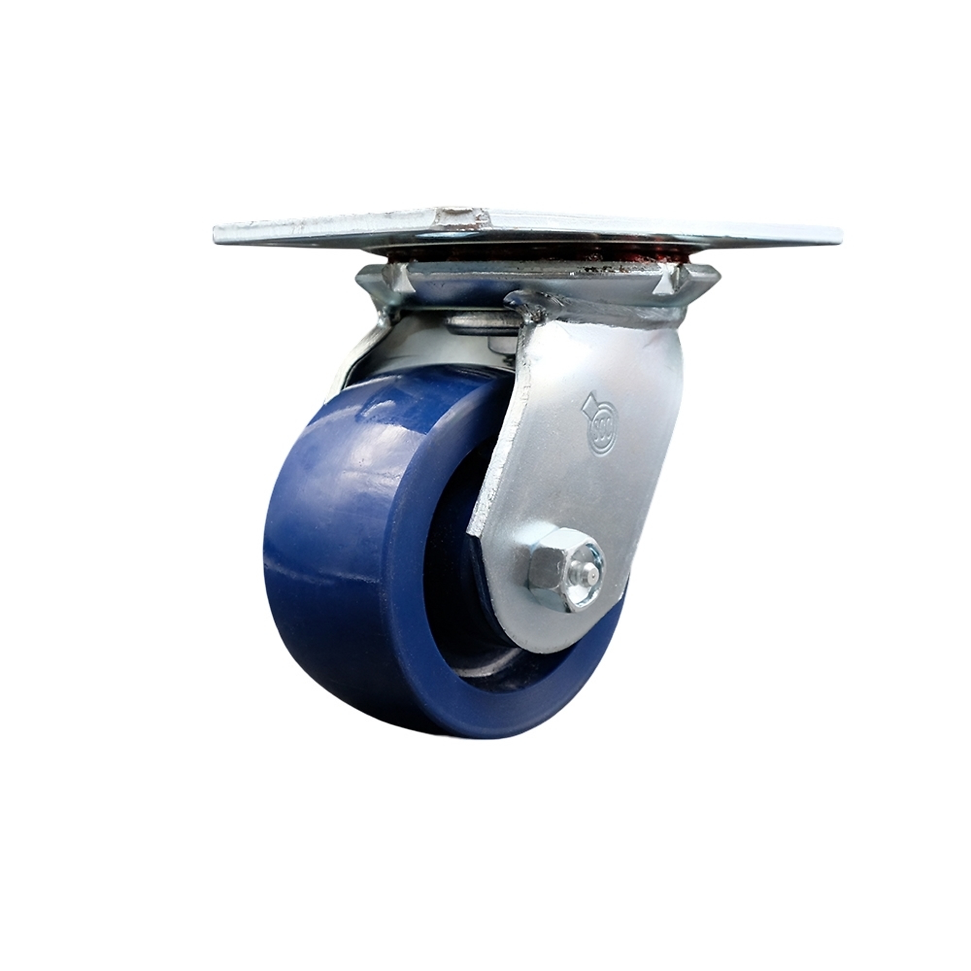 Service Caster, 4Inch x 2Inch Plate Caster, Wheel Diameter 4 in, Caster Type Swivel, Package (qty.) 1, Model SCC-35S420-SPUR