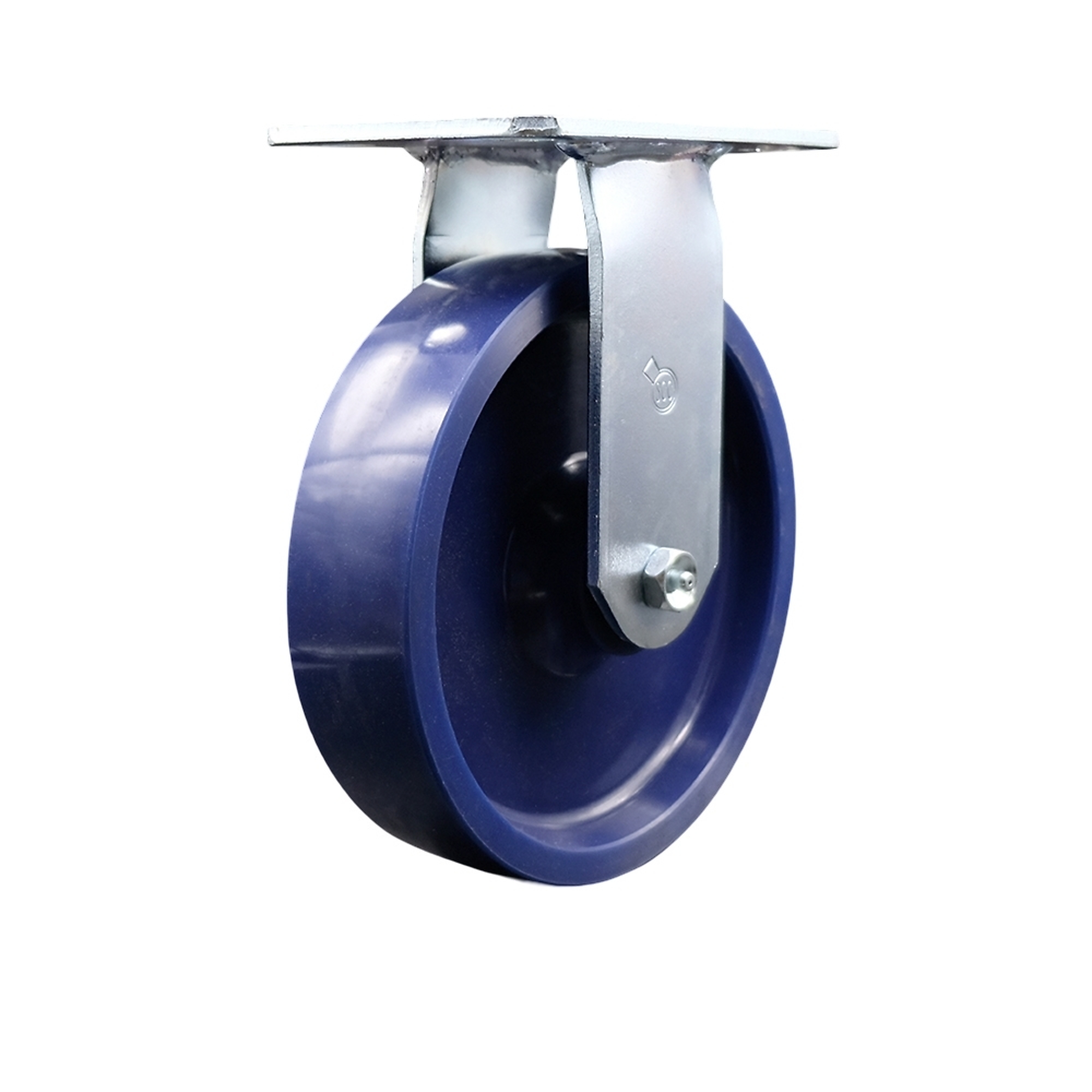 Service Caster, 8Inch x 2Inch Plate Caster, Wheel Diameter 8 in, Caster Type Rigid, Package (qty.) 1, Model SCC-35R820-SPUR