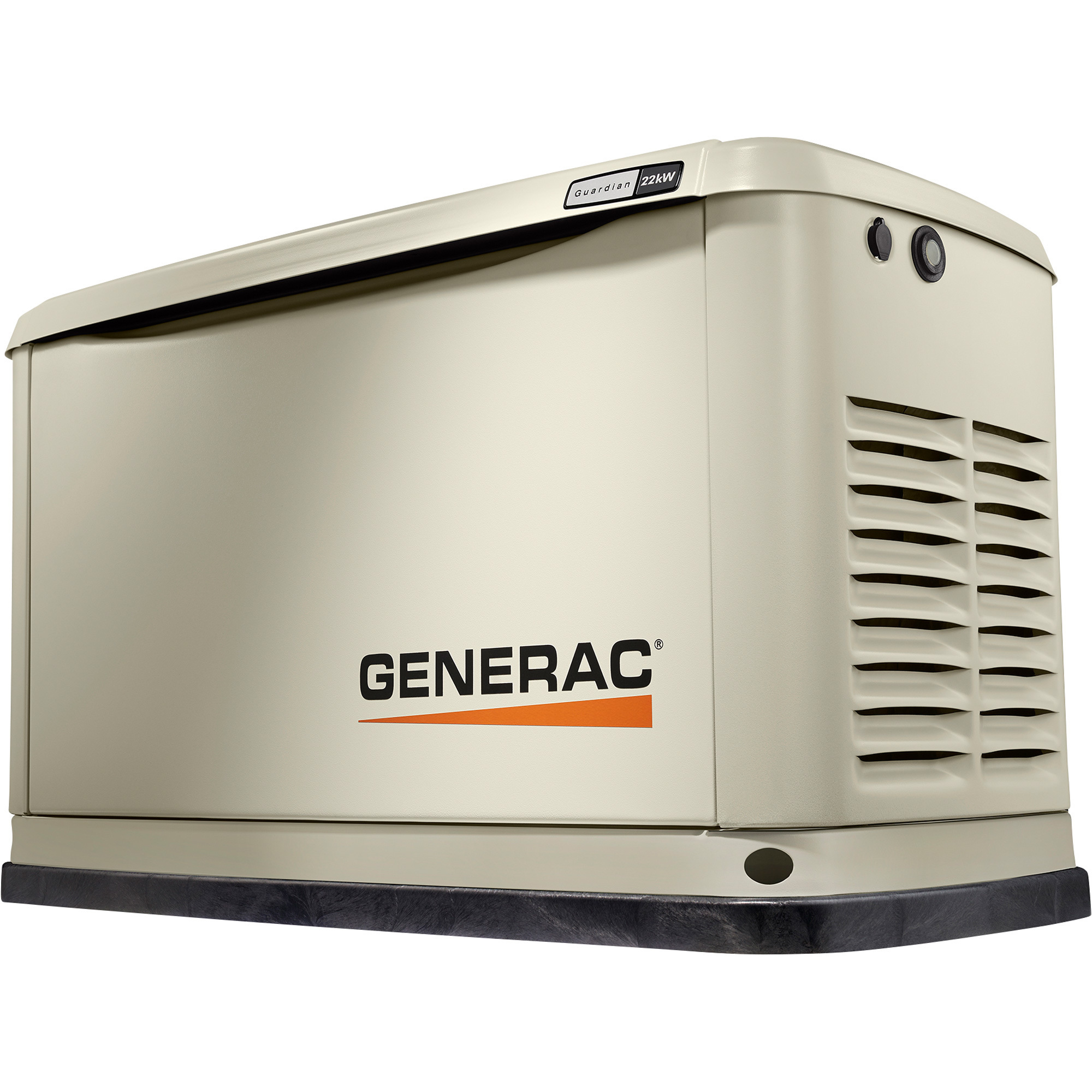 Generac 22 kW (LP)/19.5 kW (NG), Guardian Series Air-Cooled Home Standby Generator â200 Amp Transfer Switch, Model #7042